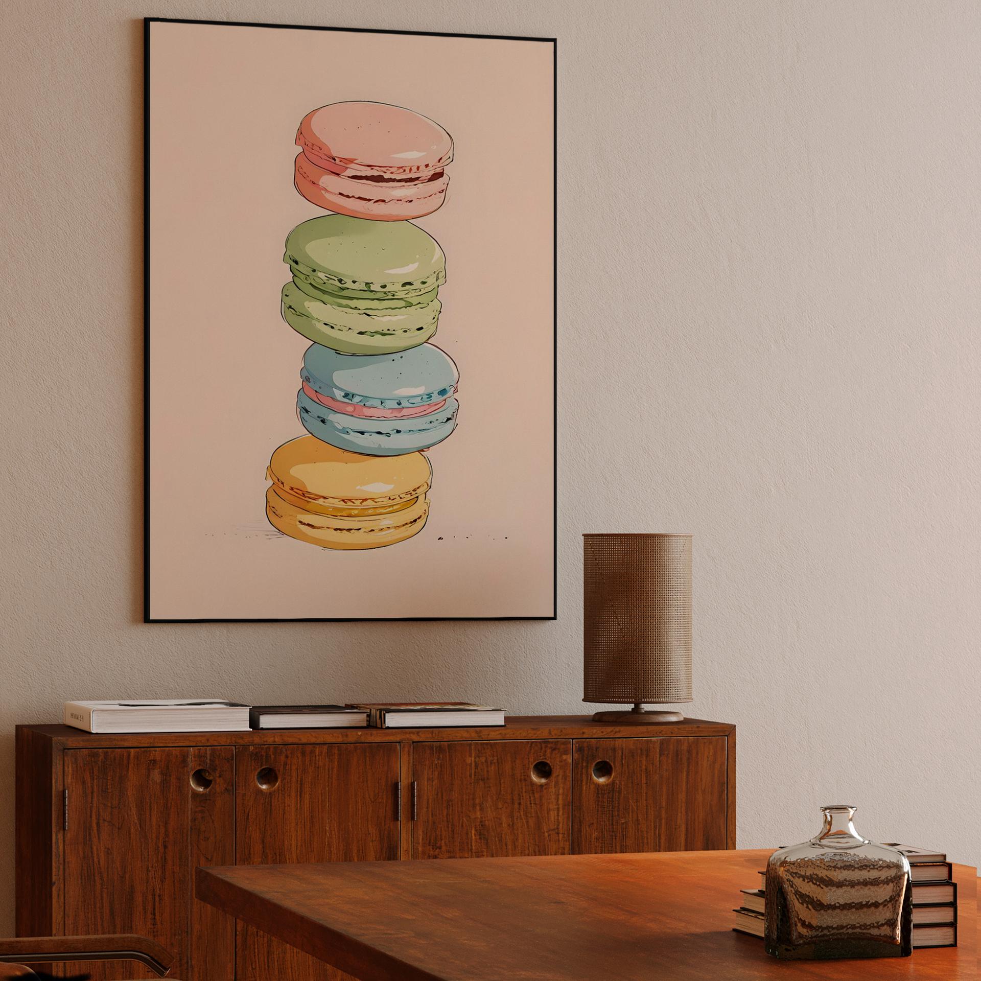 Pastel Macaron Stack