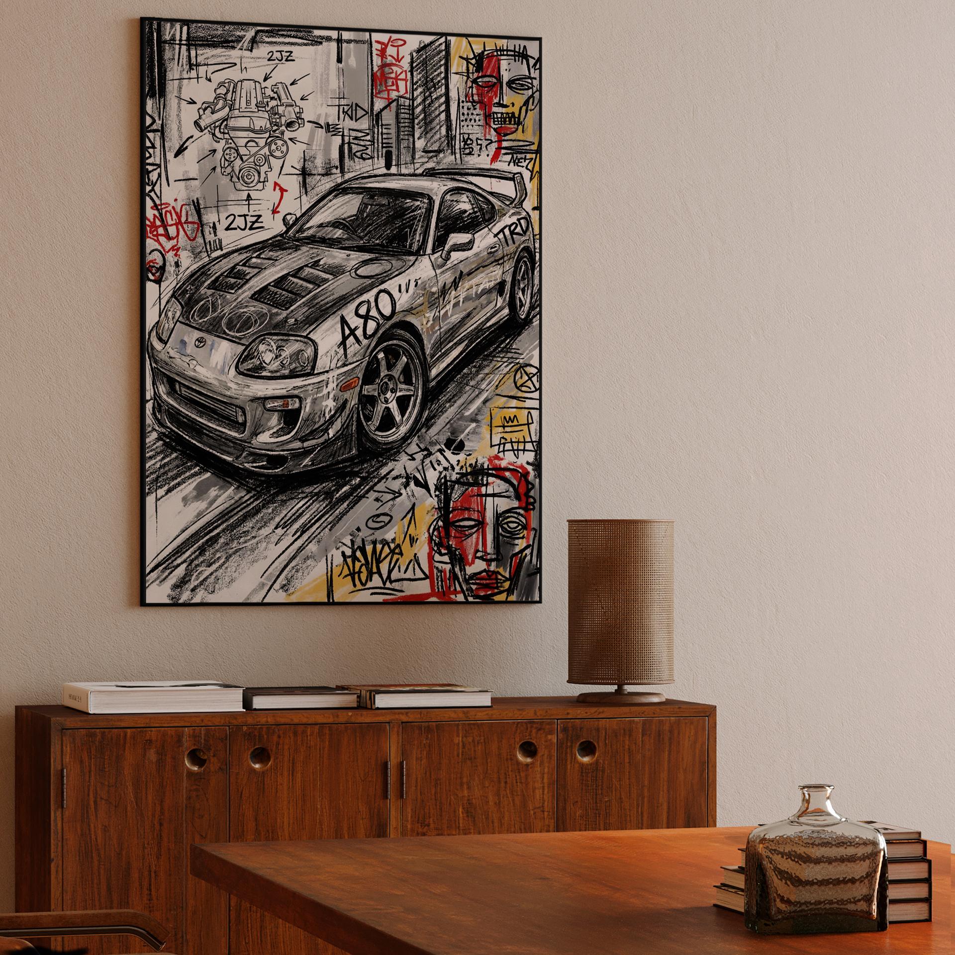 Supra A80: Neo-Expressionist Street Soul