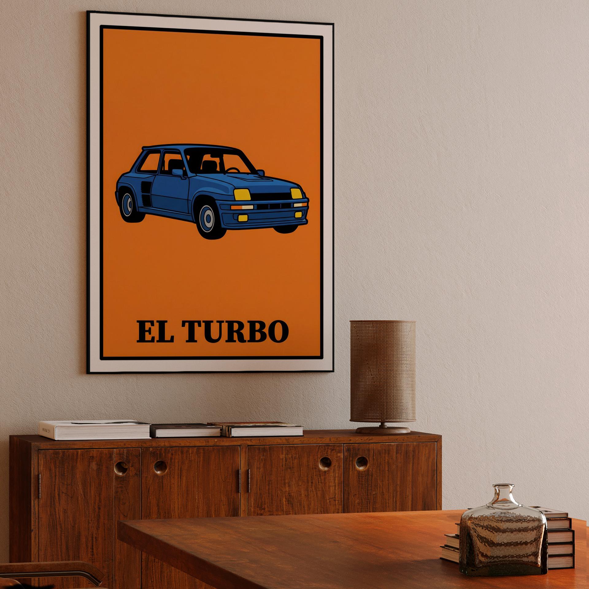 Renault R5 Turbo Loteria Art