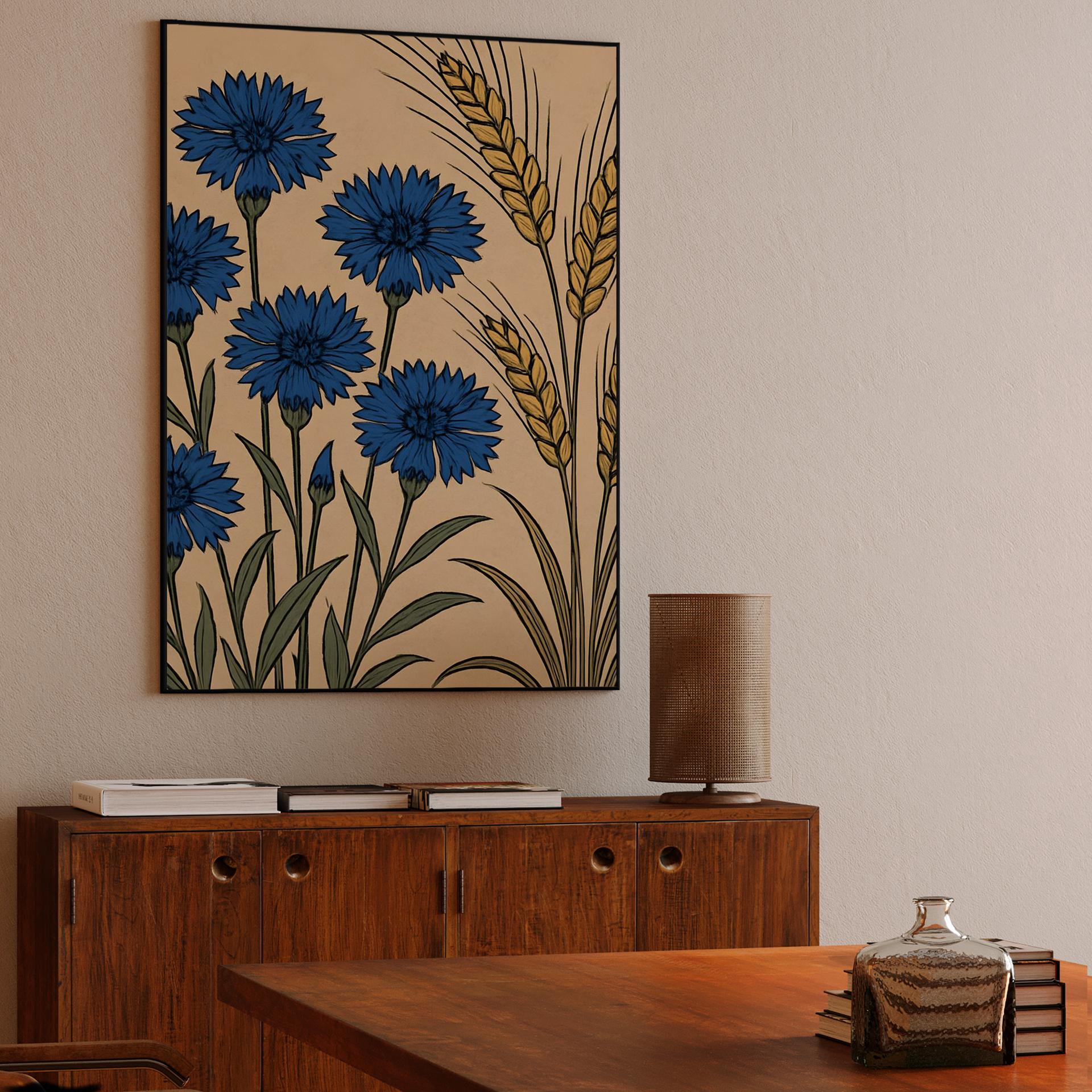 Cornflower and Wheat