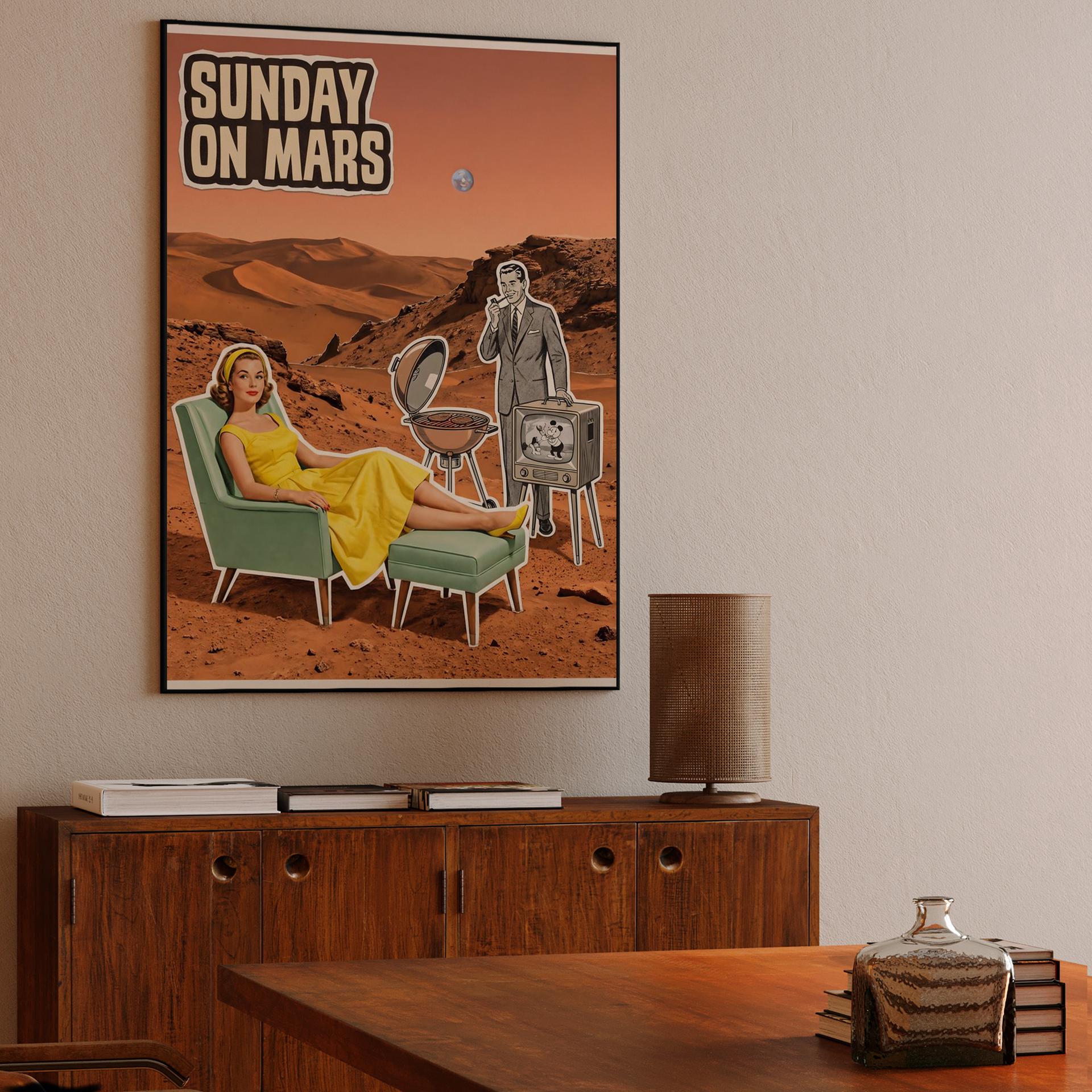 Sunday on Mars: Suburban Space Life