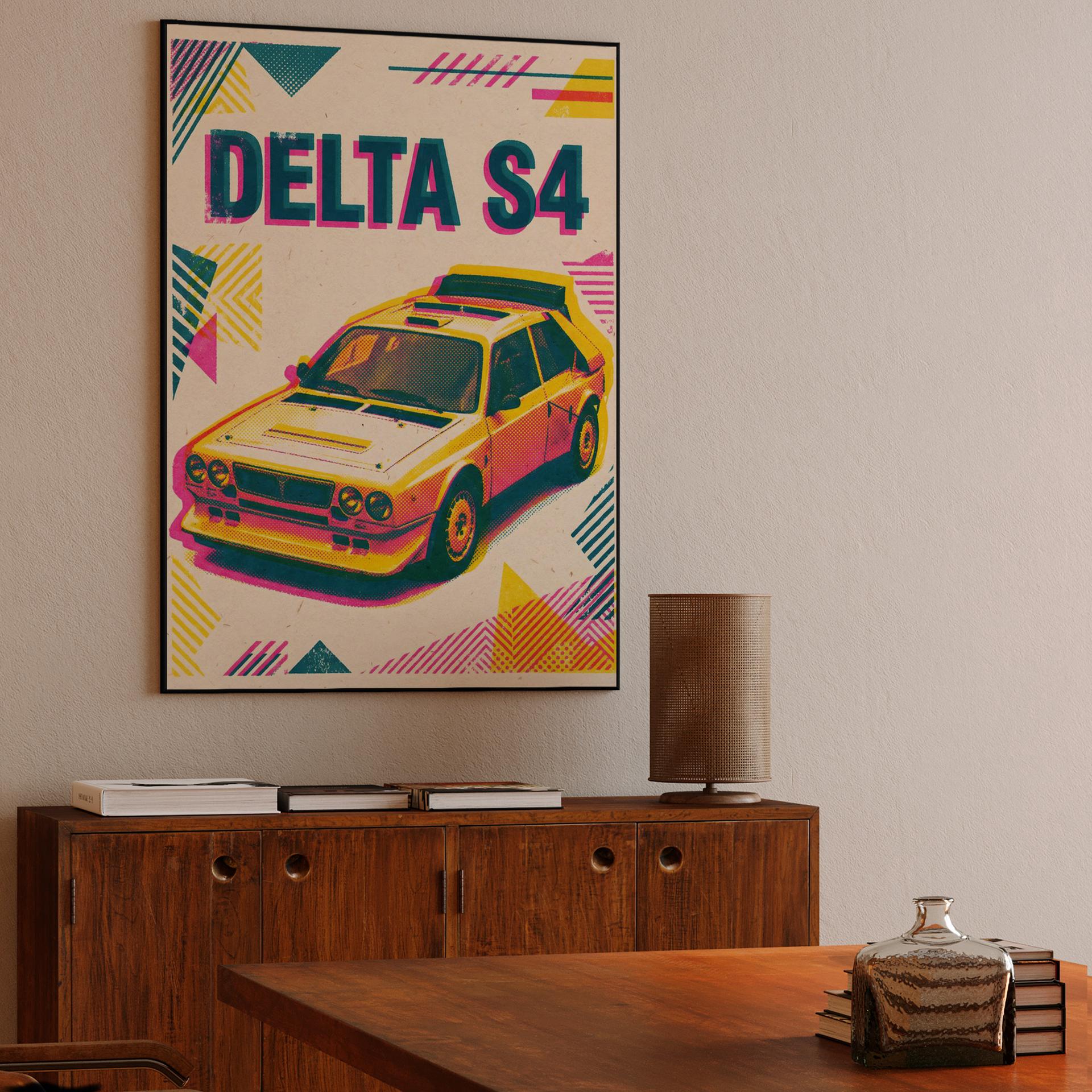 Lancia Delta S4: 80s Memphis Style Rally Legend