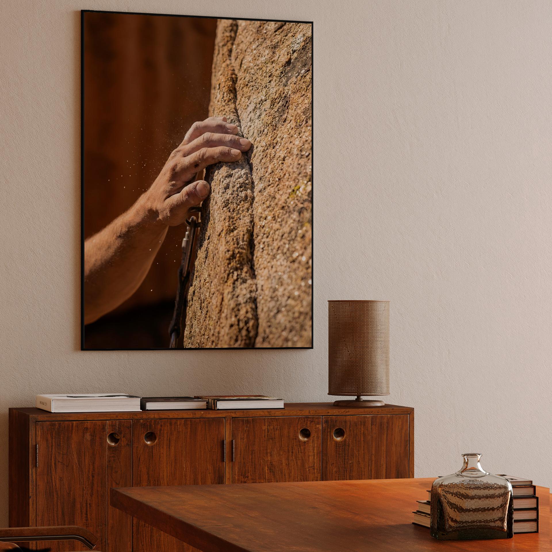 The Power of Friction: A Climber's Grip