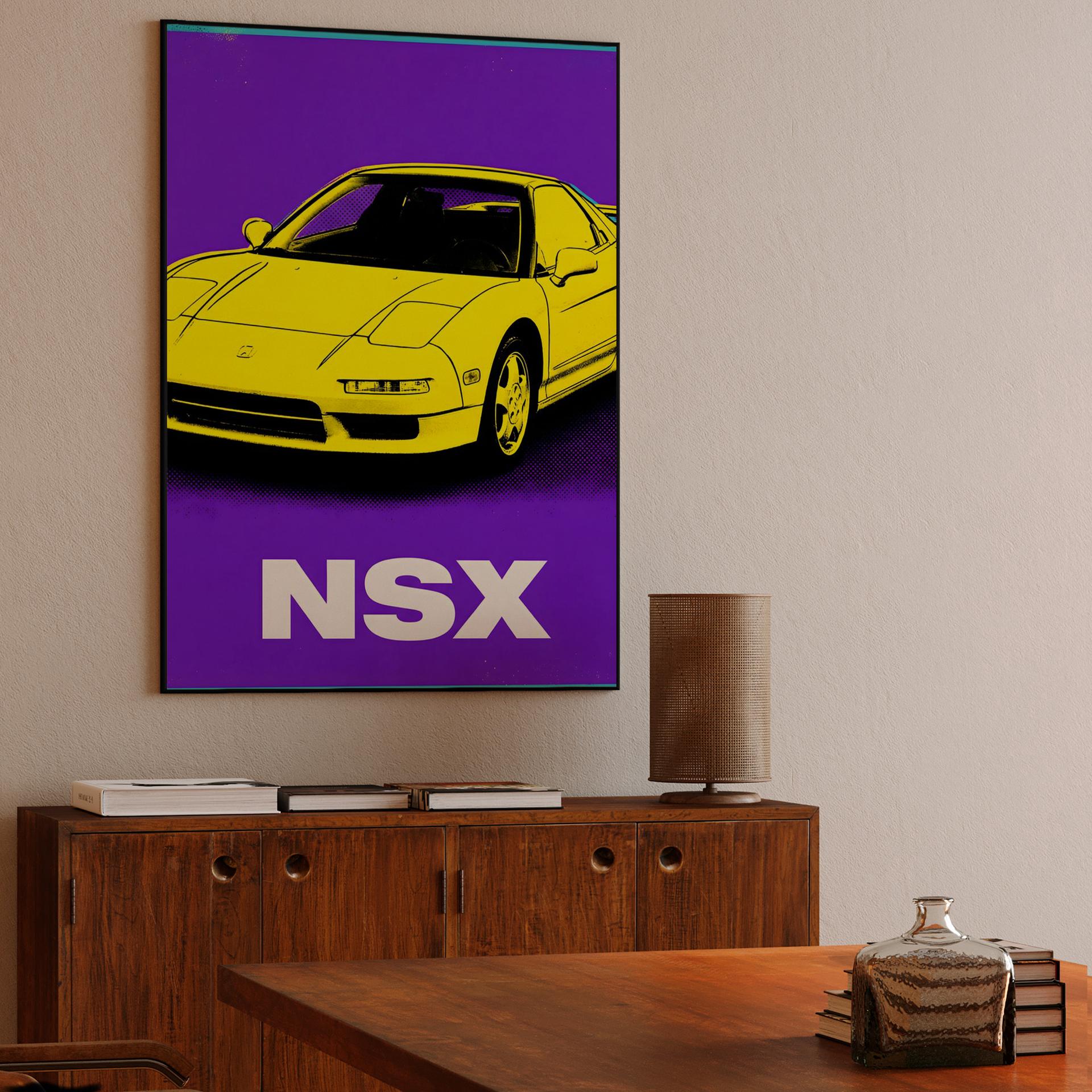 Pop Art Evolution: Honda NSX