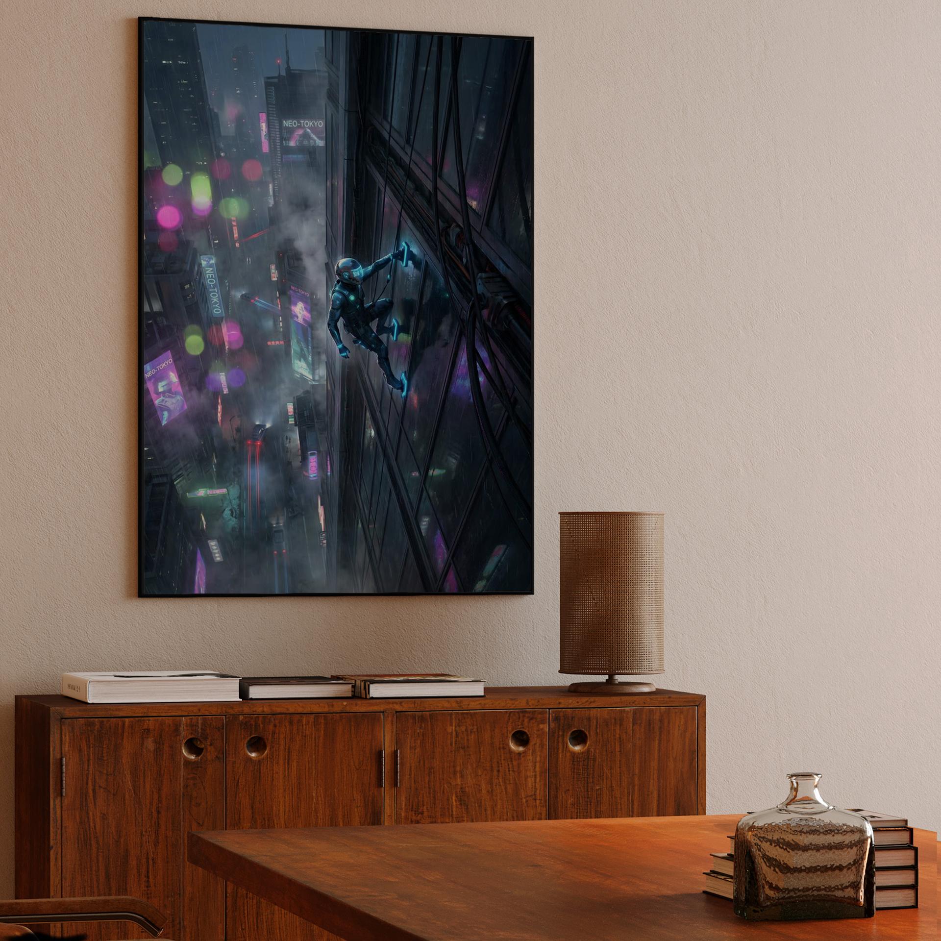 Neo-Tokyo Ascent: The Cybernetic Climber