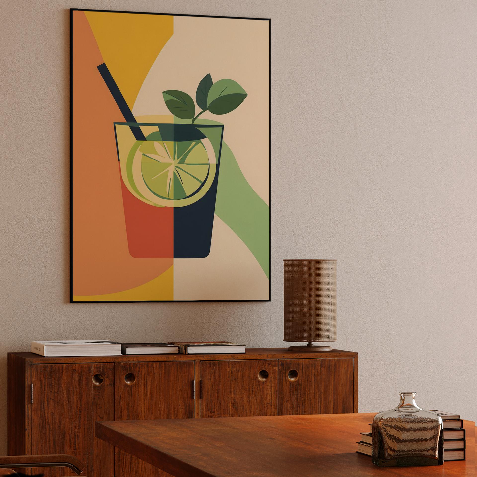 Geometric Summer Cocktail