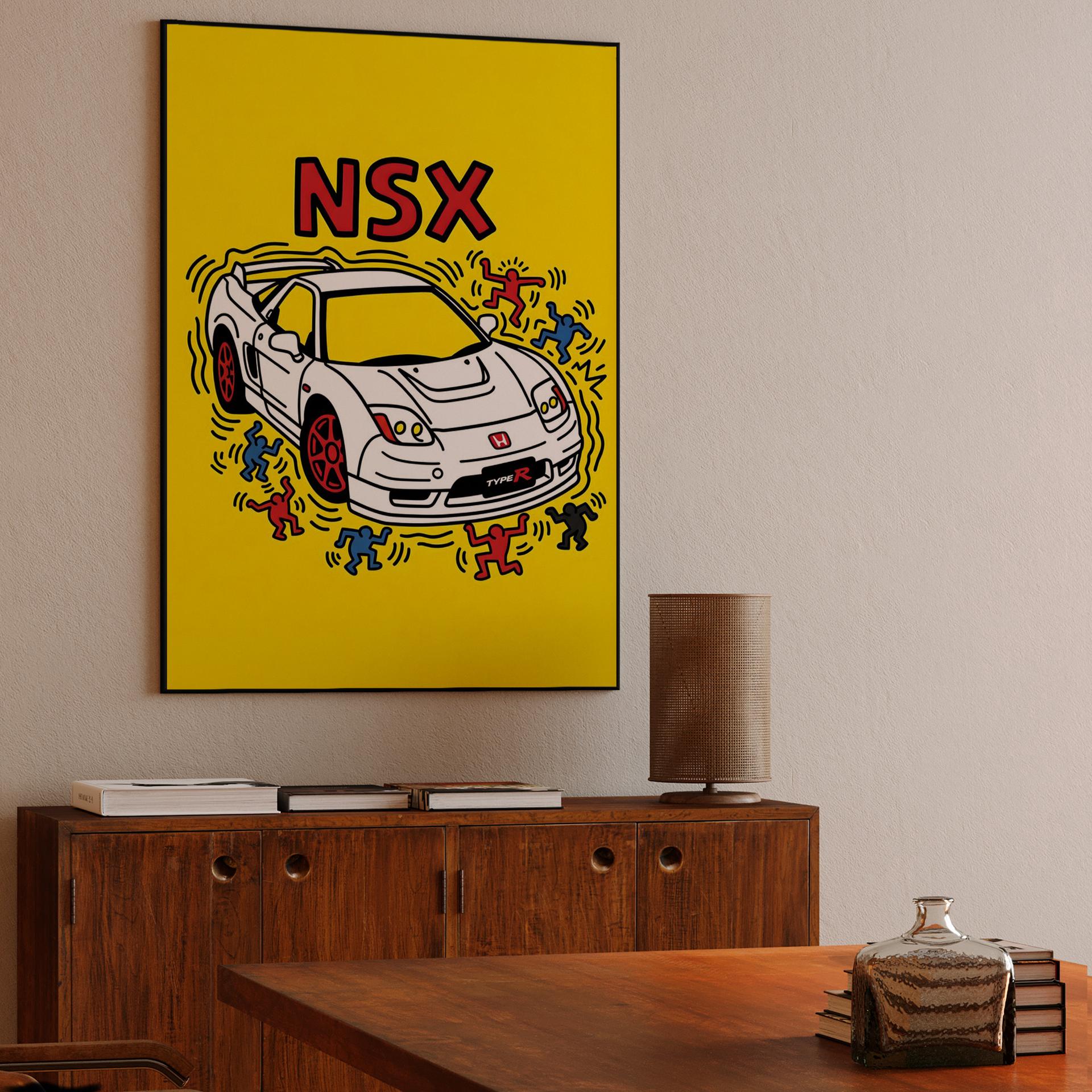 NSX Energy: Keith Haring Style Tribute