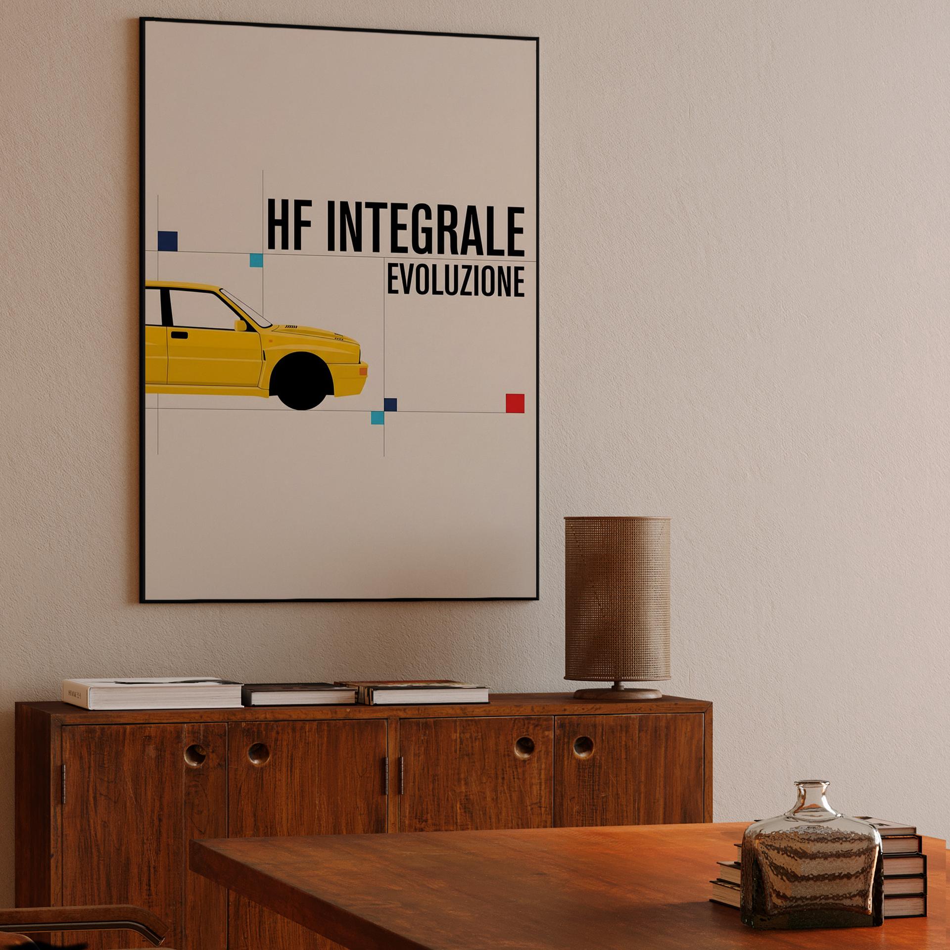 Lancia Delta HF Integrale Evoluzione Swiss Style Art