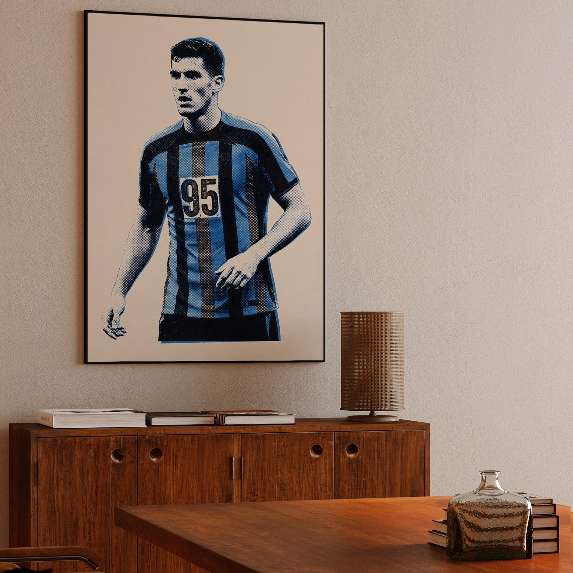 Bastoni Number 95 Halftone Art