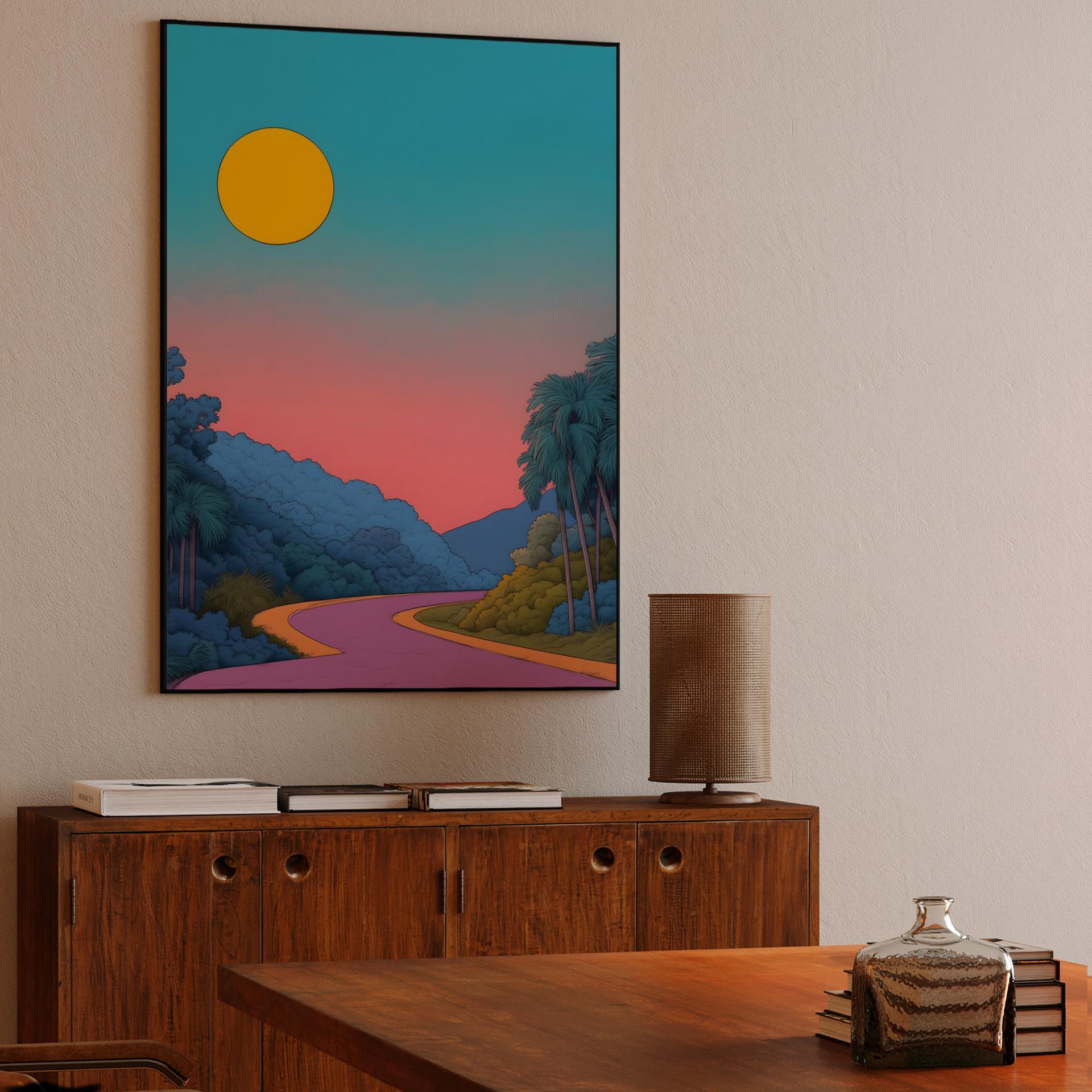 City Pop Sunset Road