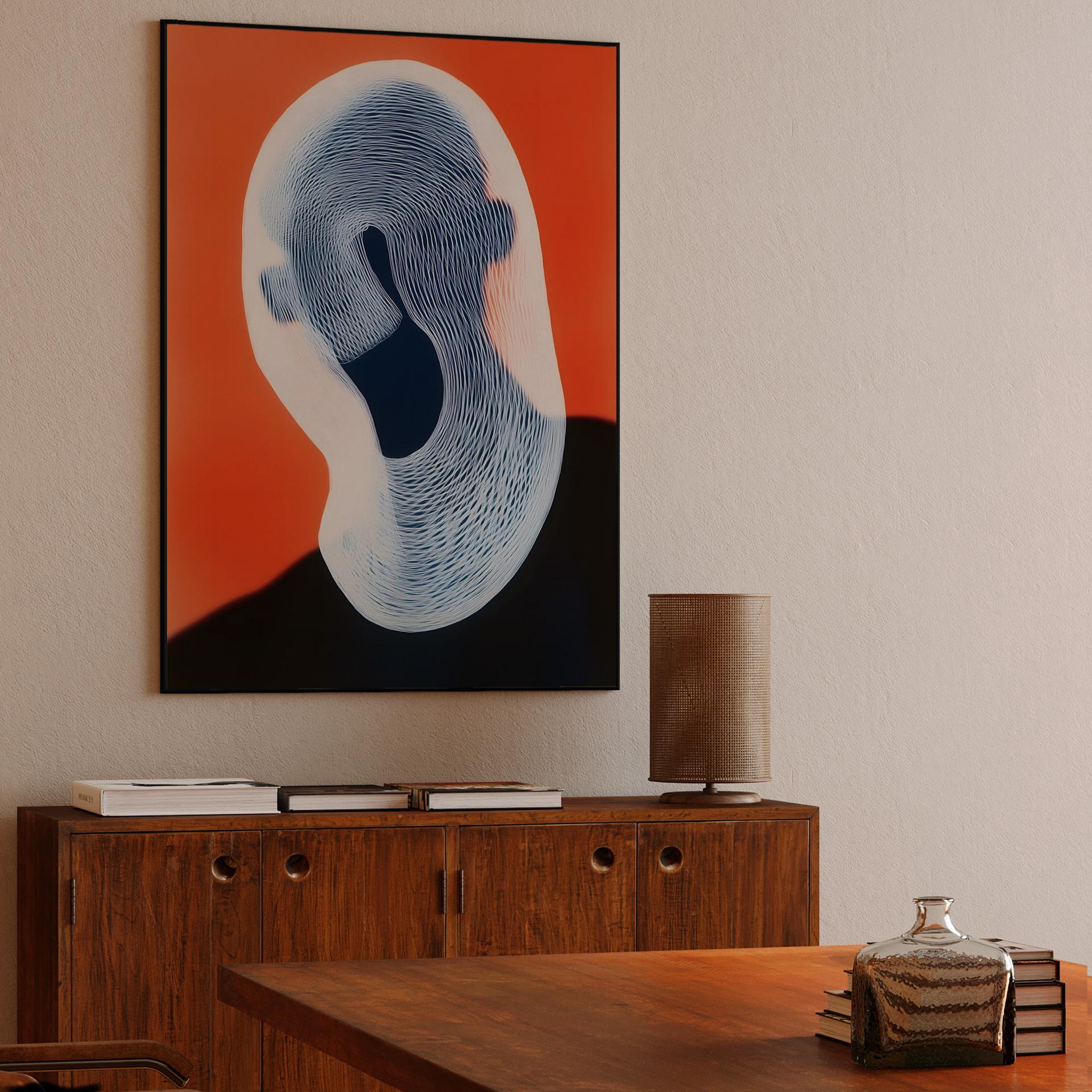 Surreal Topographic Portrait