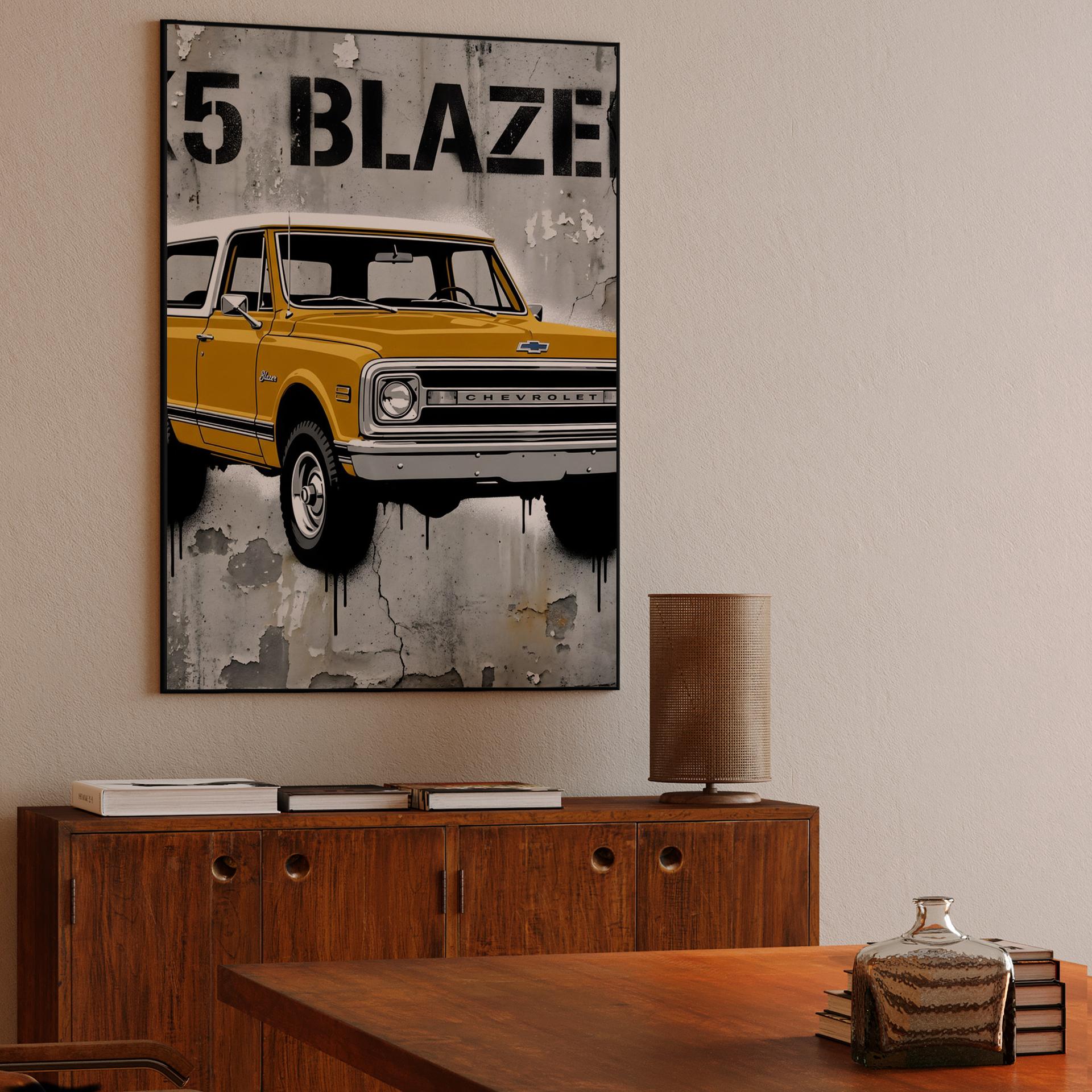 K5 Blazer Urban Stencil Art