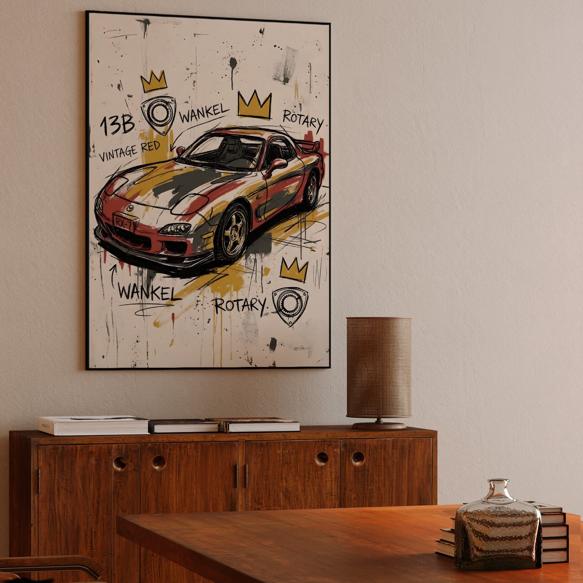 Rotary Crown: Mazda RX-7 FD Basquiat Tribute
