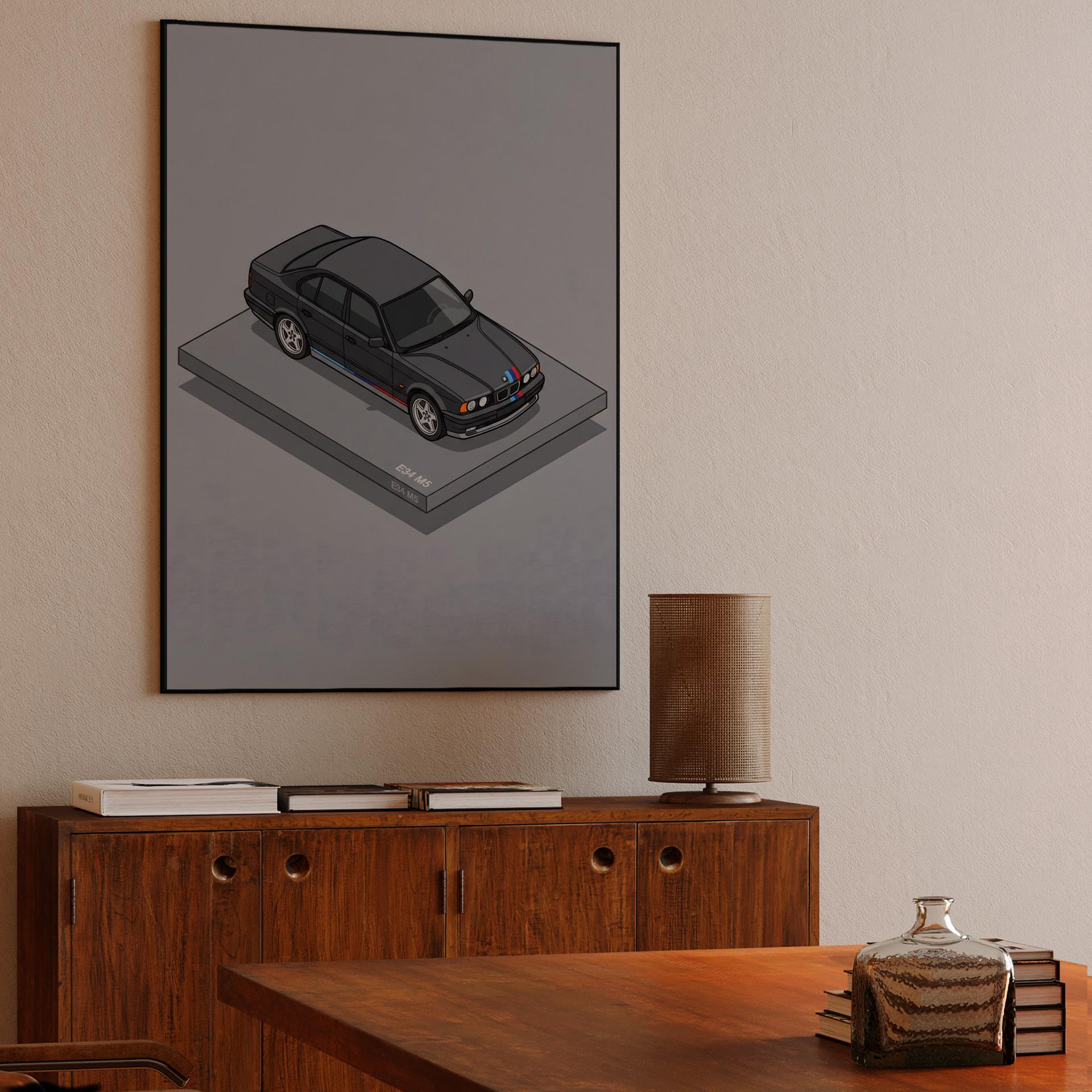 BMW M5 E34: Isometric Display