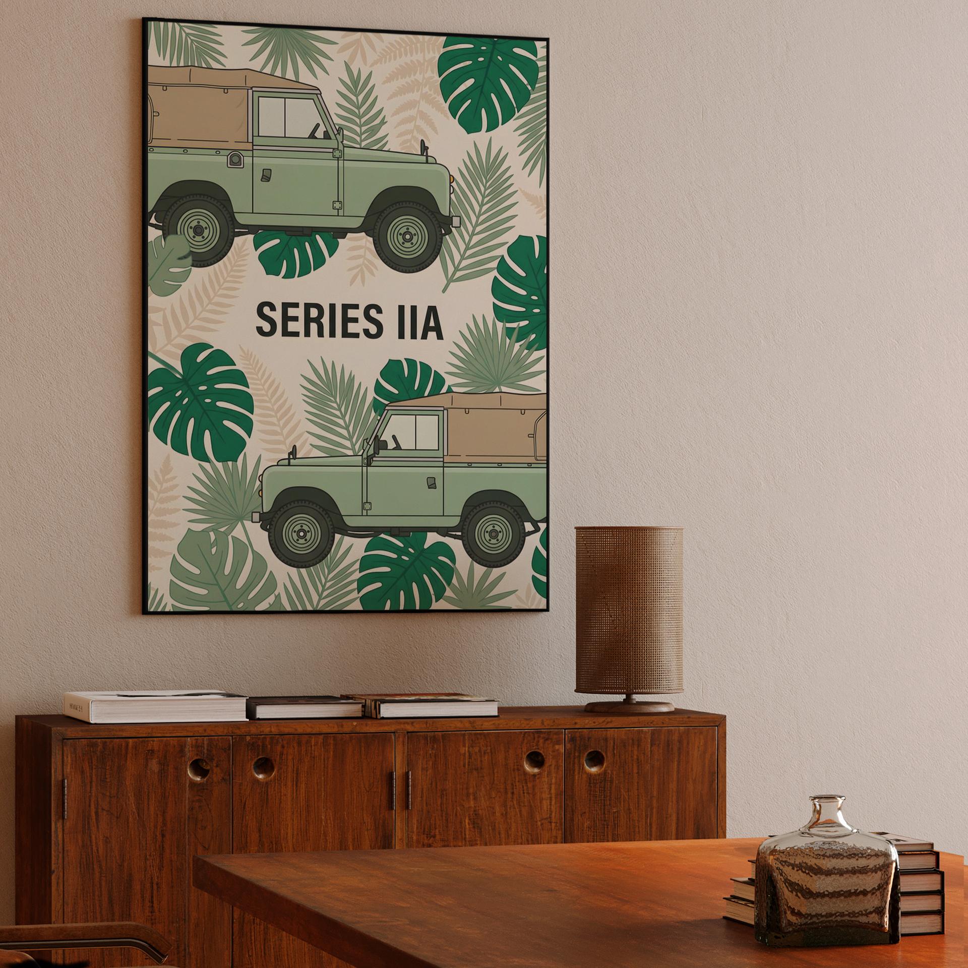 Land Rover Series IIA: Tropical Expedition Graphic