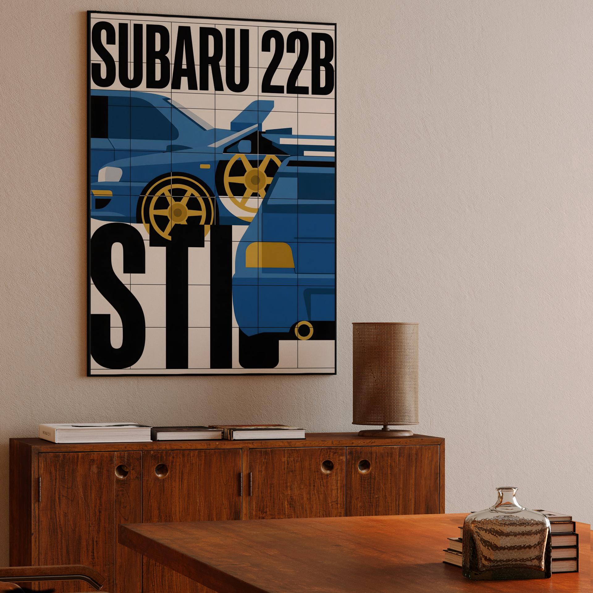 Subaru 22B STi: Graphic Rally Legend