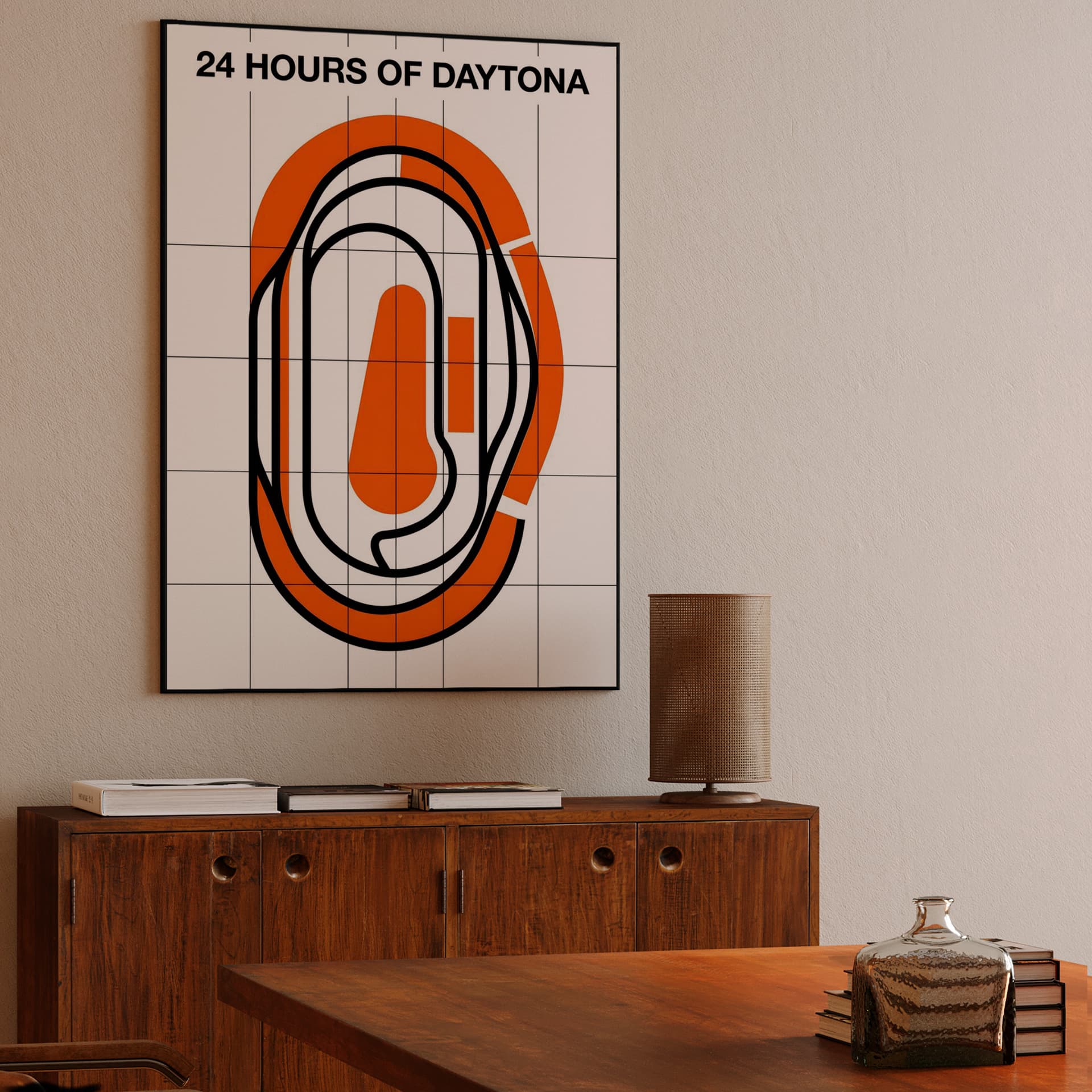 Daytona 24H Minimalist Circuit Map