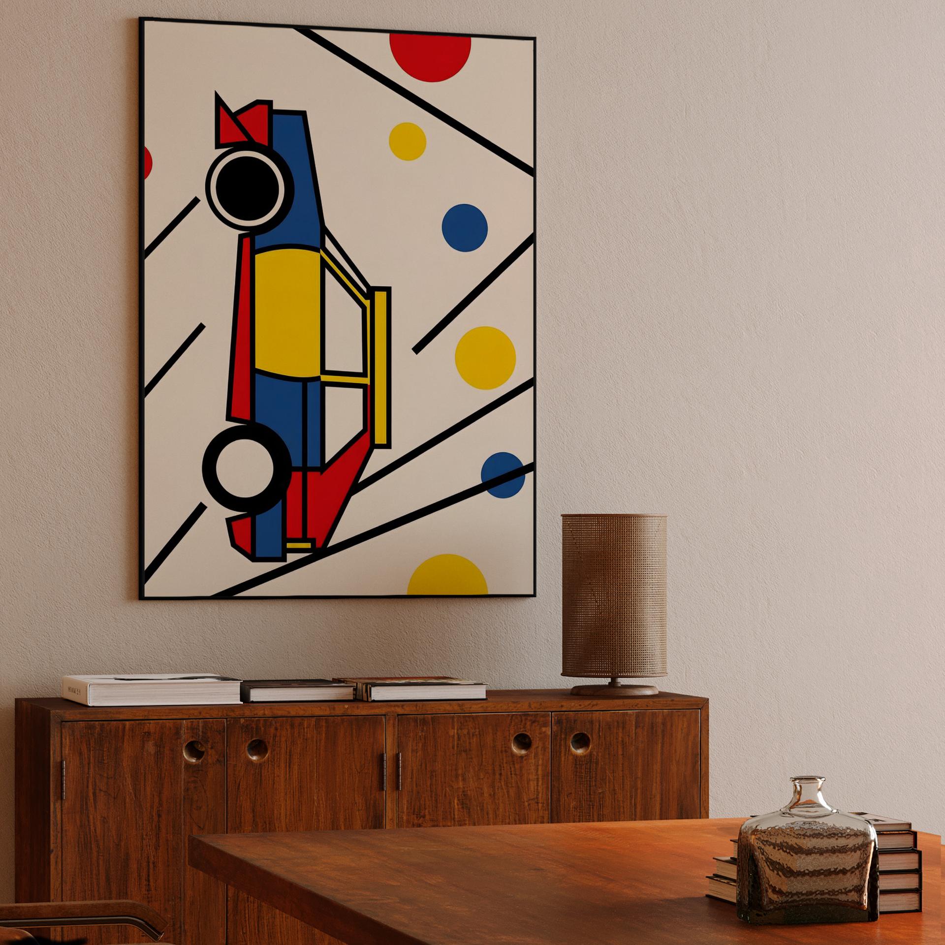 Lancia Delta S4: Geometric De Stijl Rally