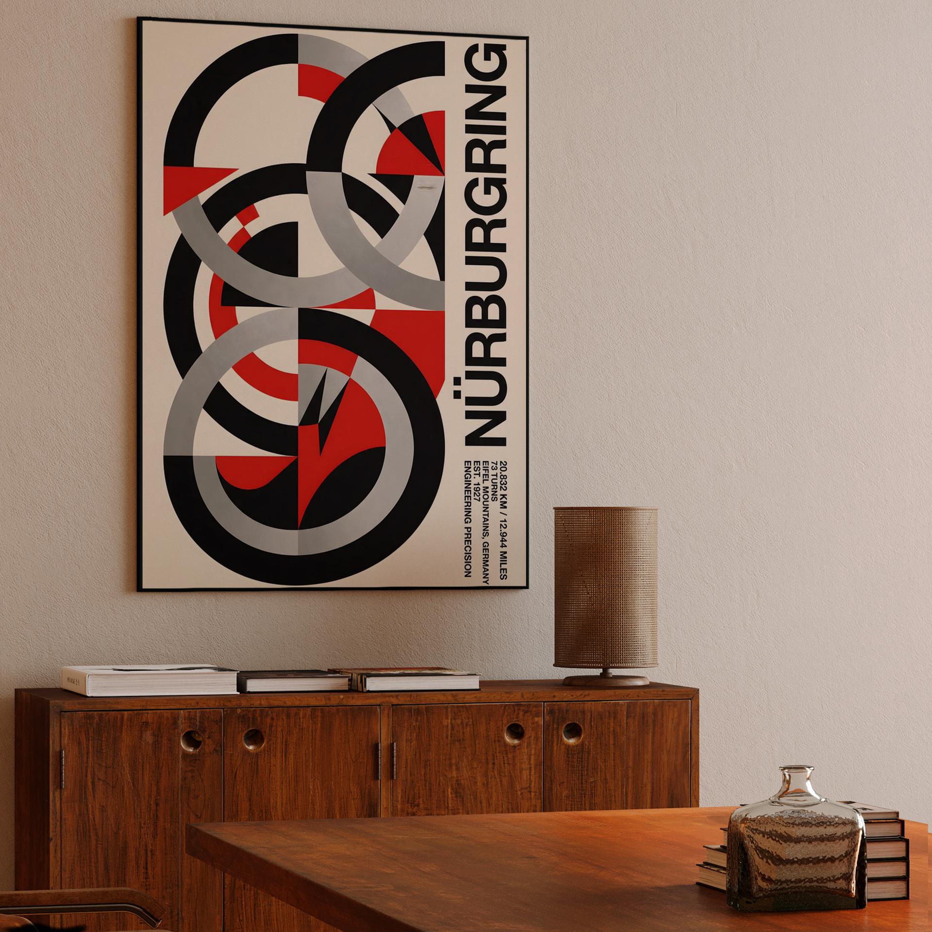 Engineering Precision: Nürburgring Geometric Abstraction