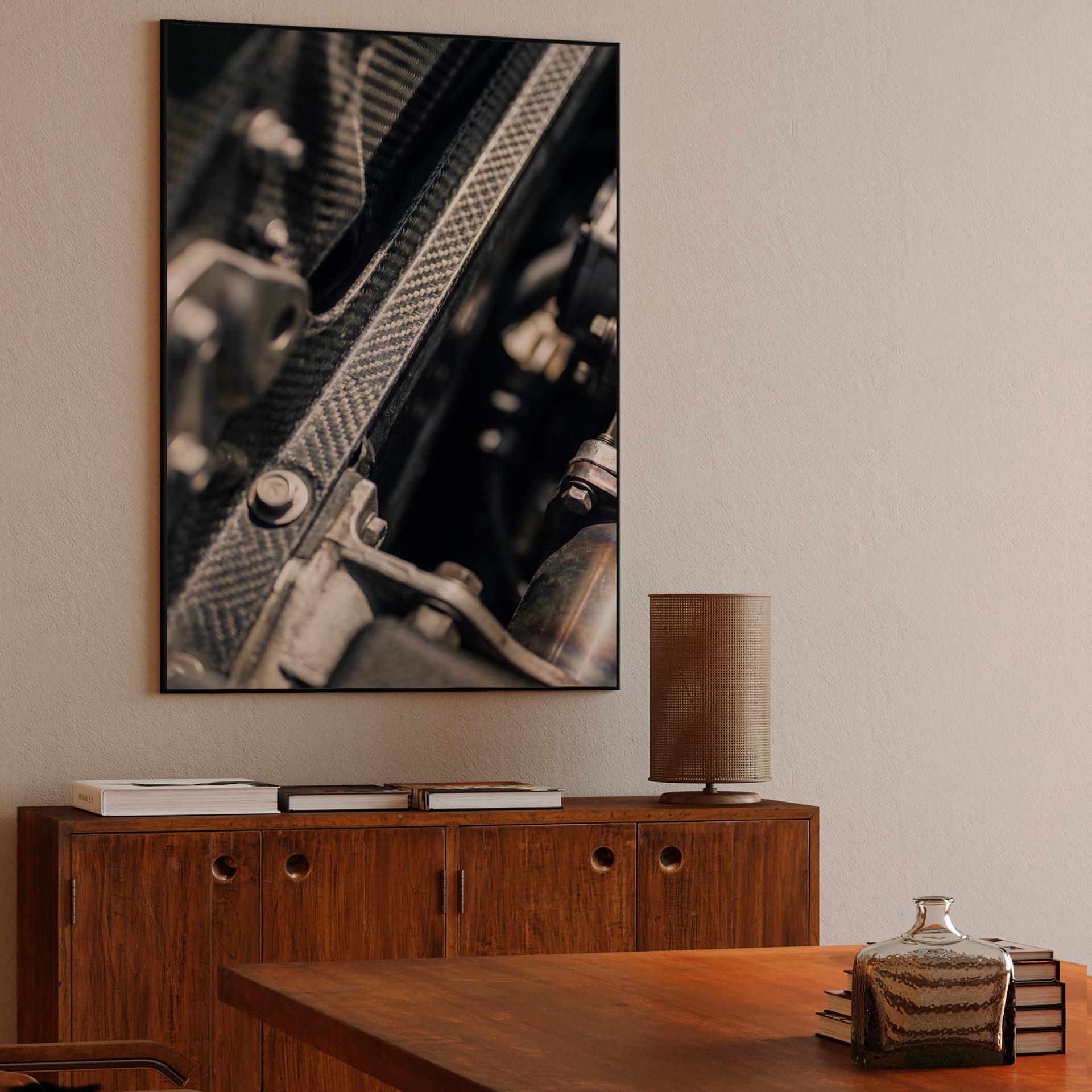 Carbon Fiber and Mechanical Precision Detail