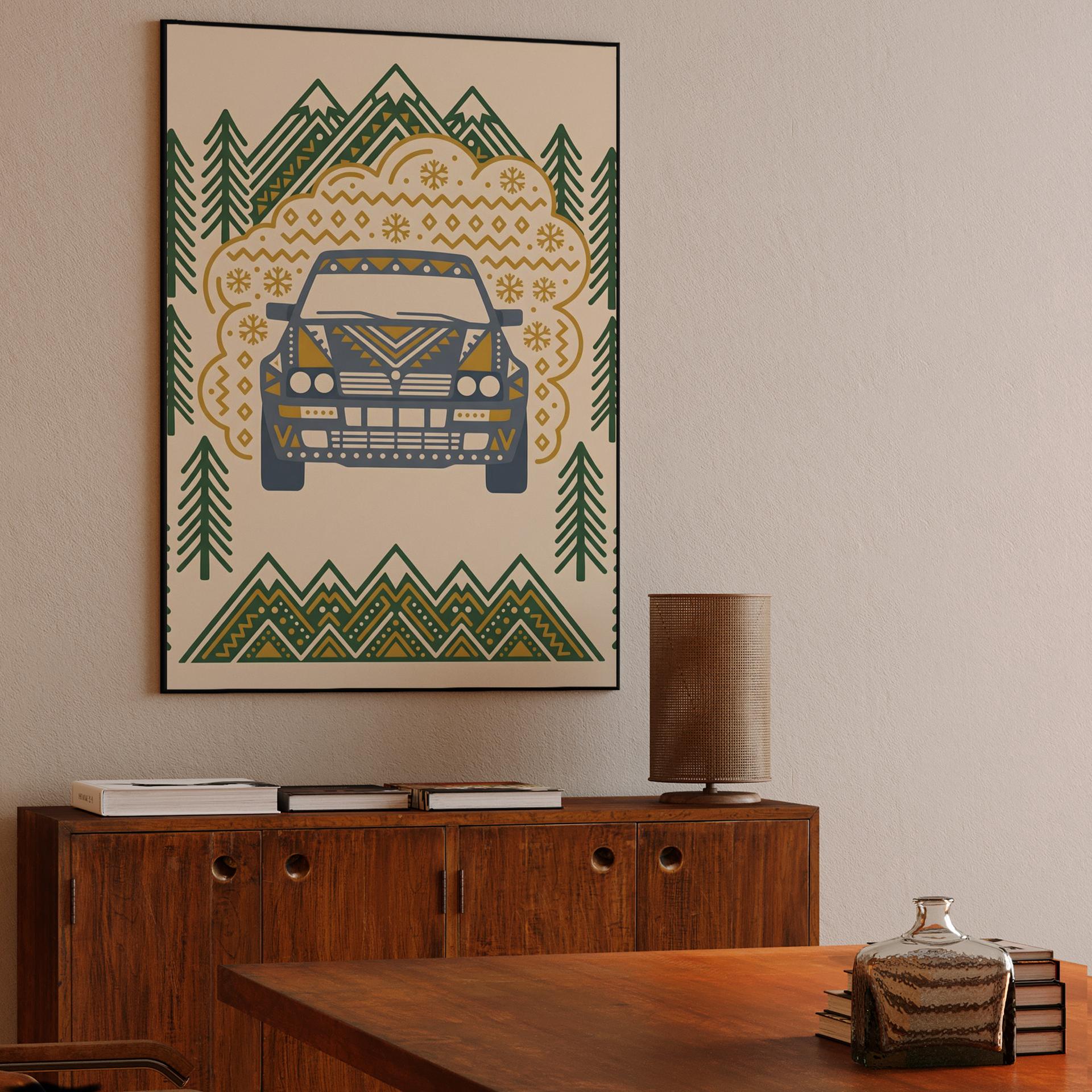 Lancia Delta: Folk Art Winter Rally