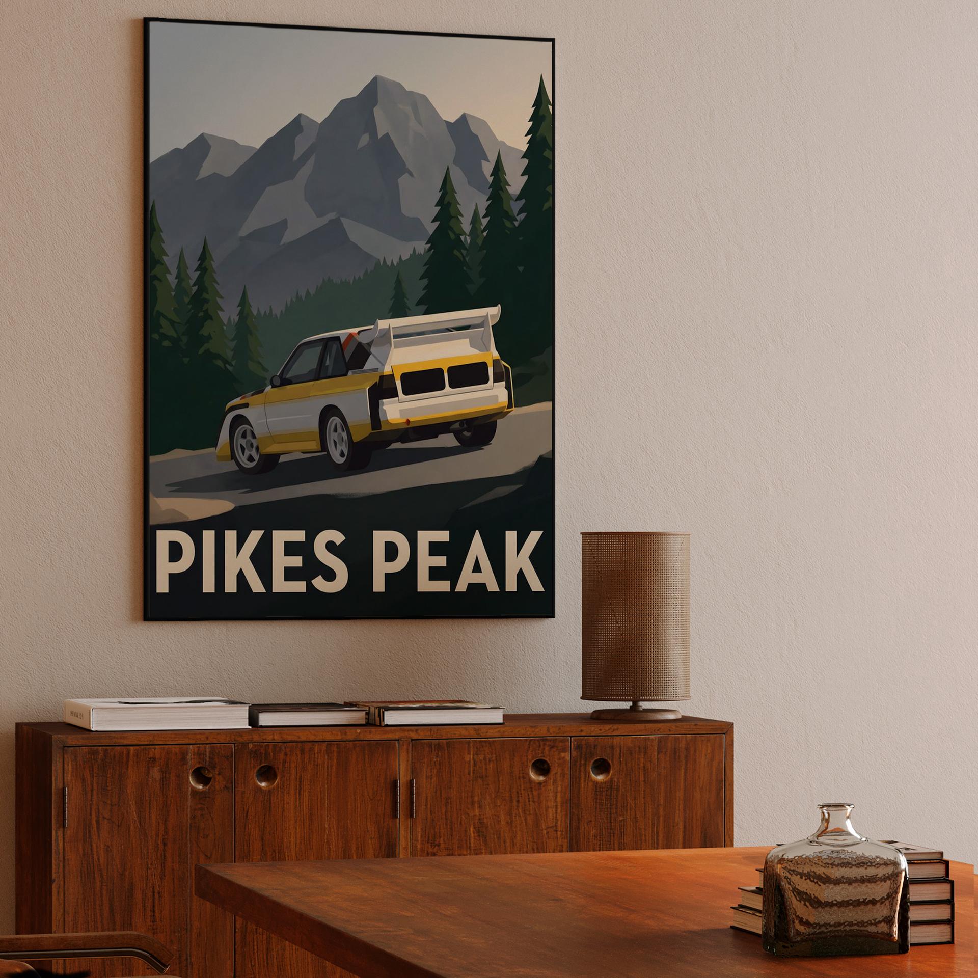Pikes Peak Legend: Audi Sport Quattro S1 Poster