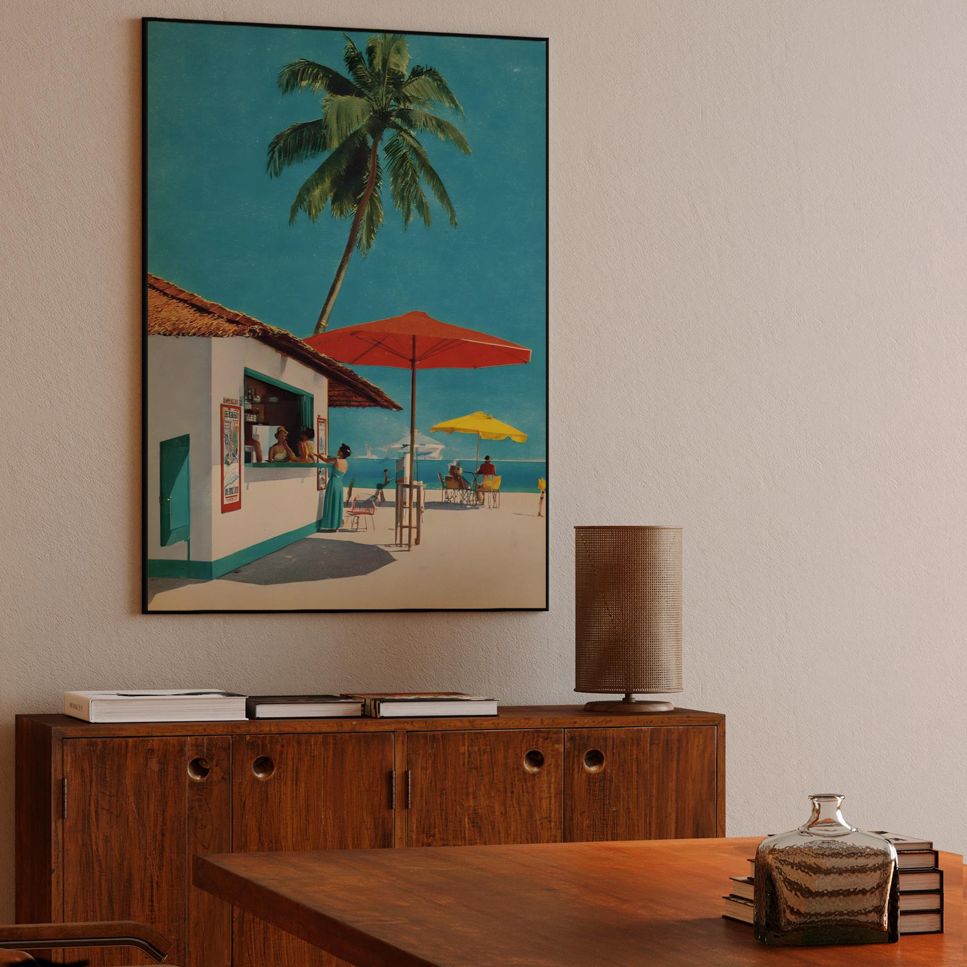 Retro Beachside Kiosk