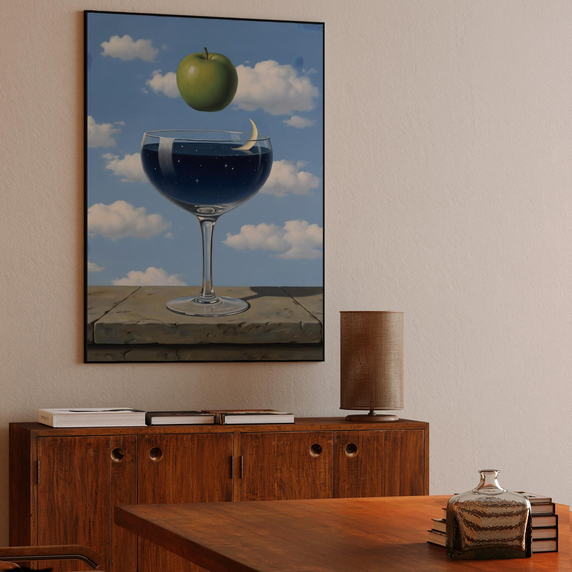 The Midnight Sip Surrealism