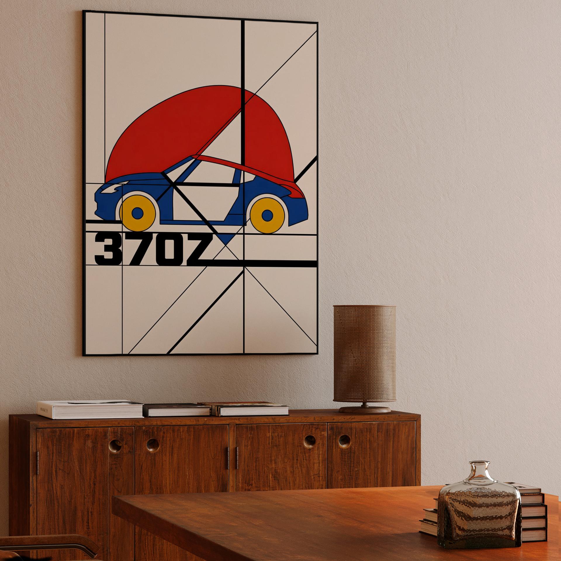 Nissan 370Z De Stijl Modernist Abstract