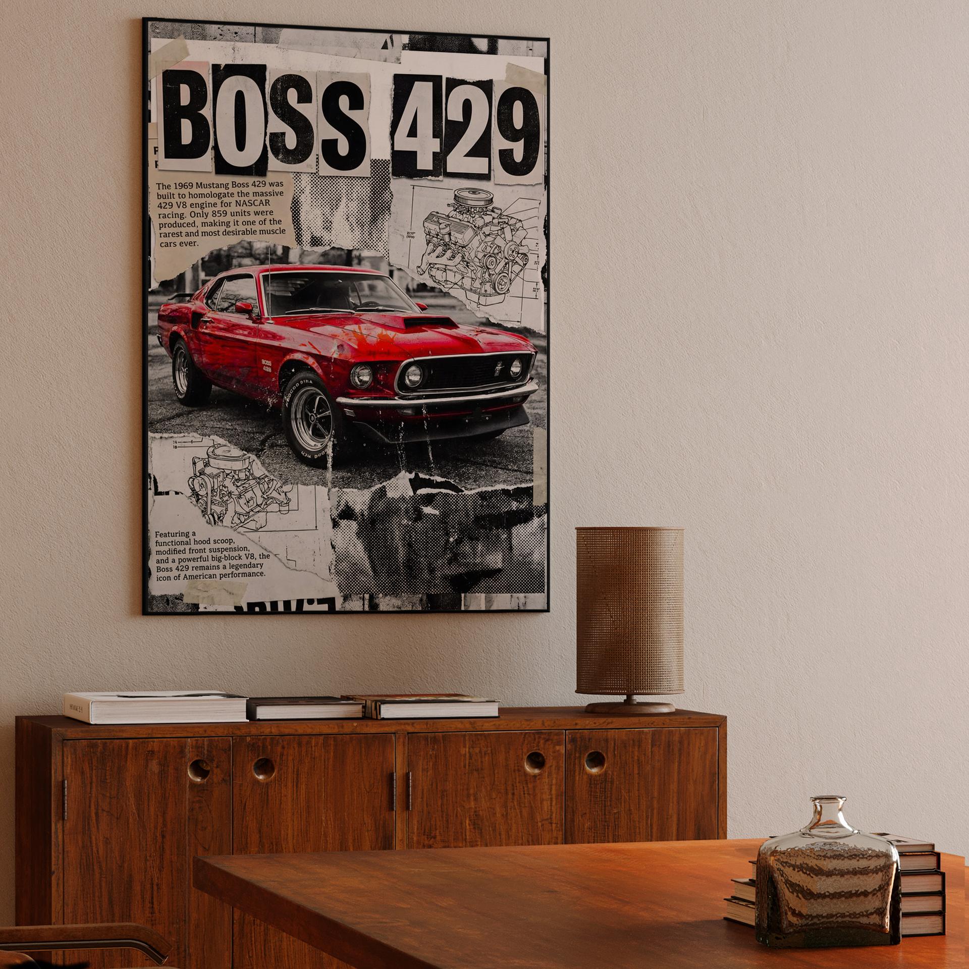 Boss 429: Engineering the Legend Collage