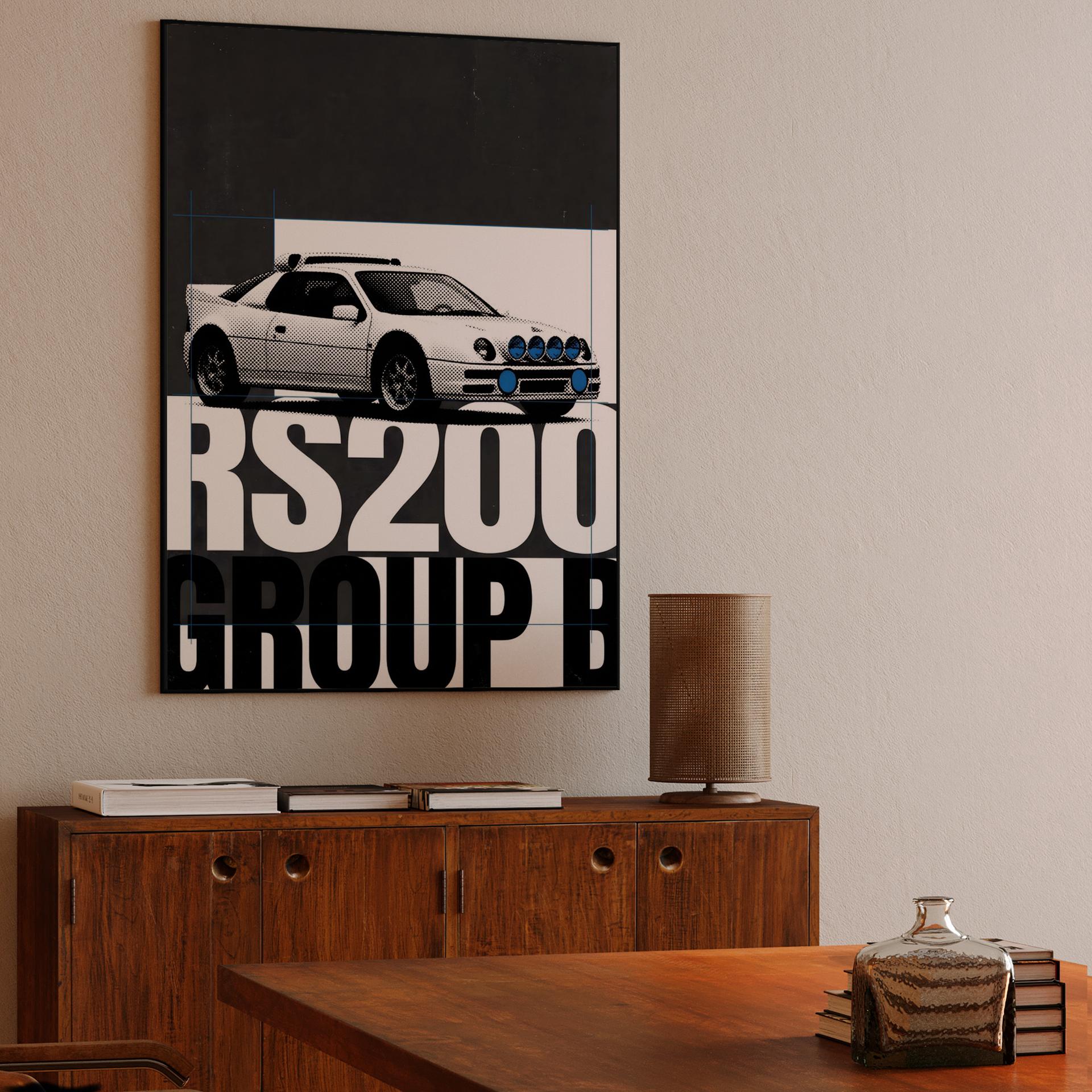 Ford RS200 Group B Graphic