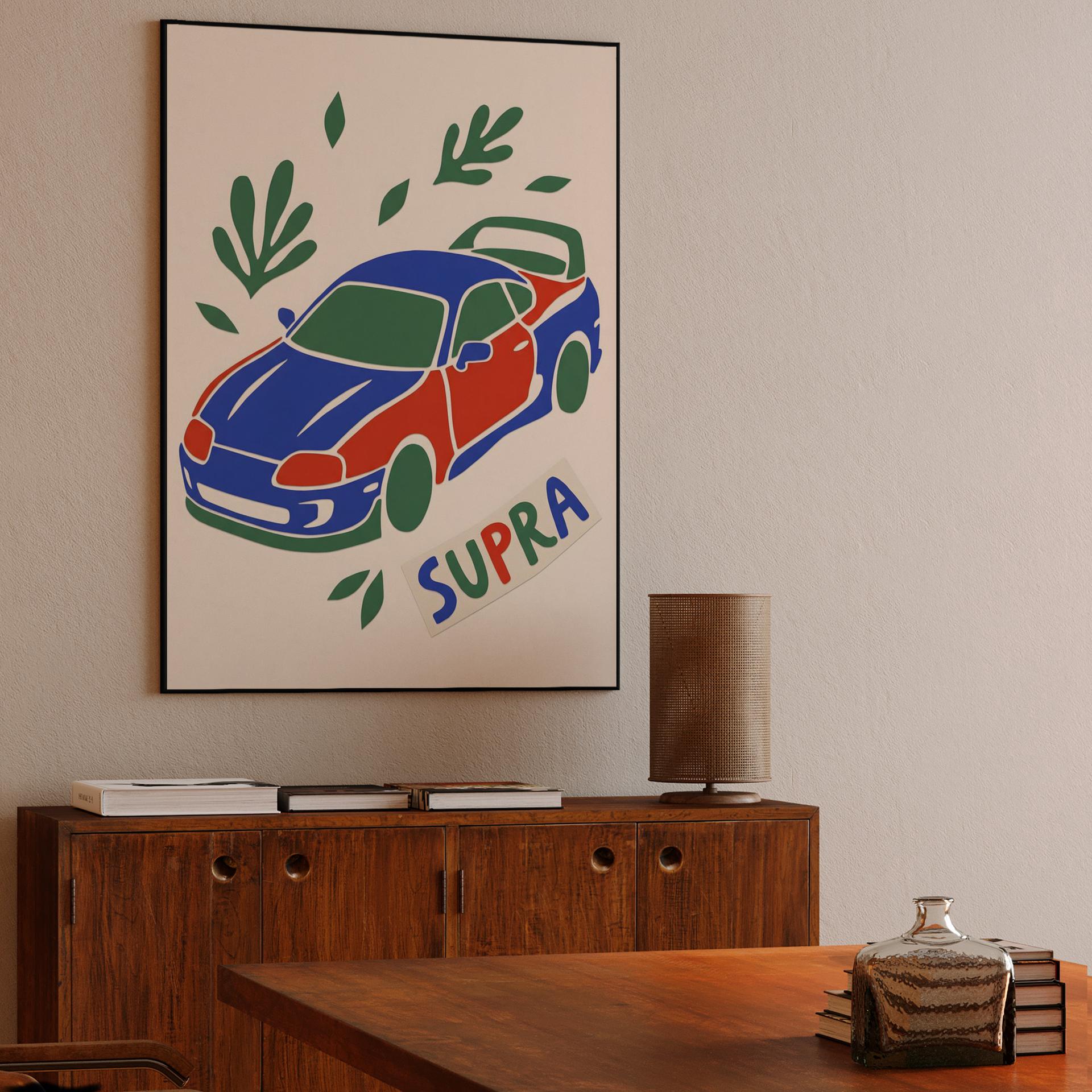 Matisse Style Toyota Supra A80 Cutout