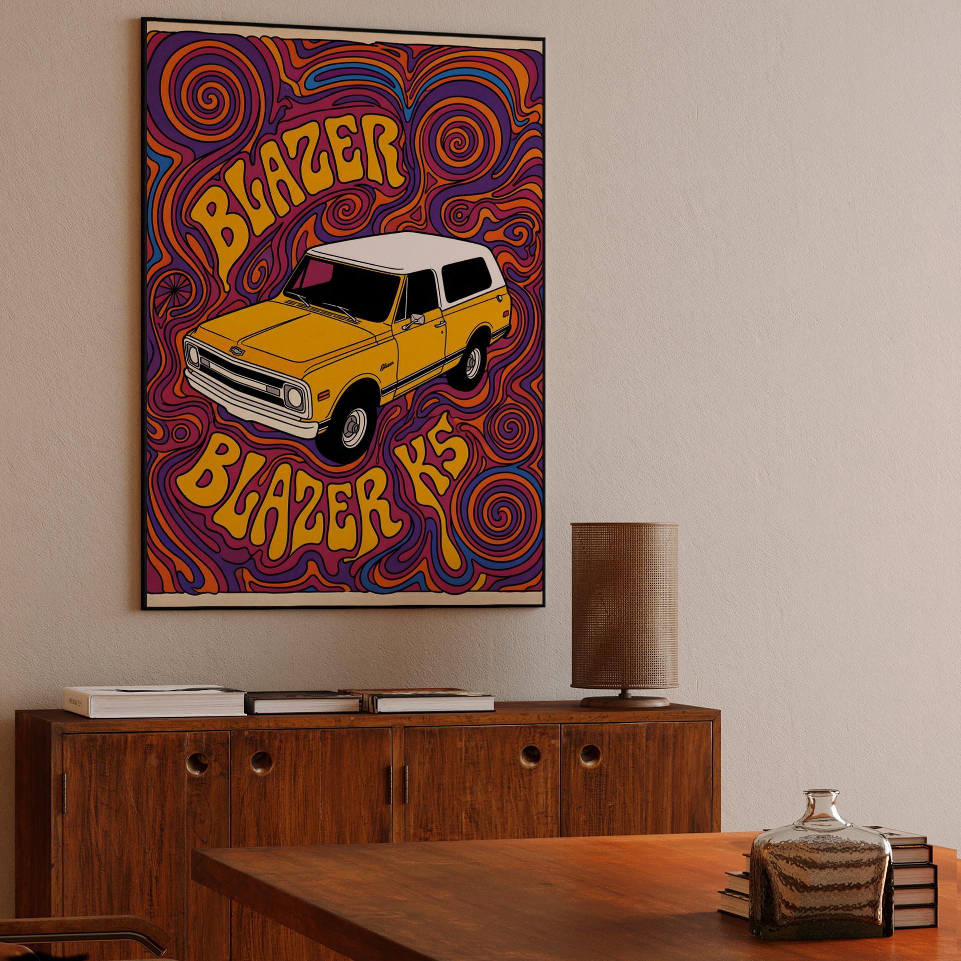 K5 Blazer: Psychedelic Retro Swirl