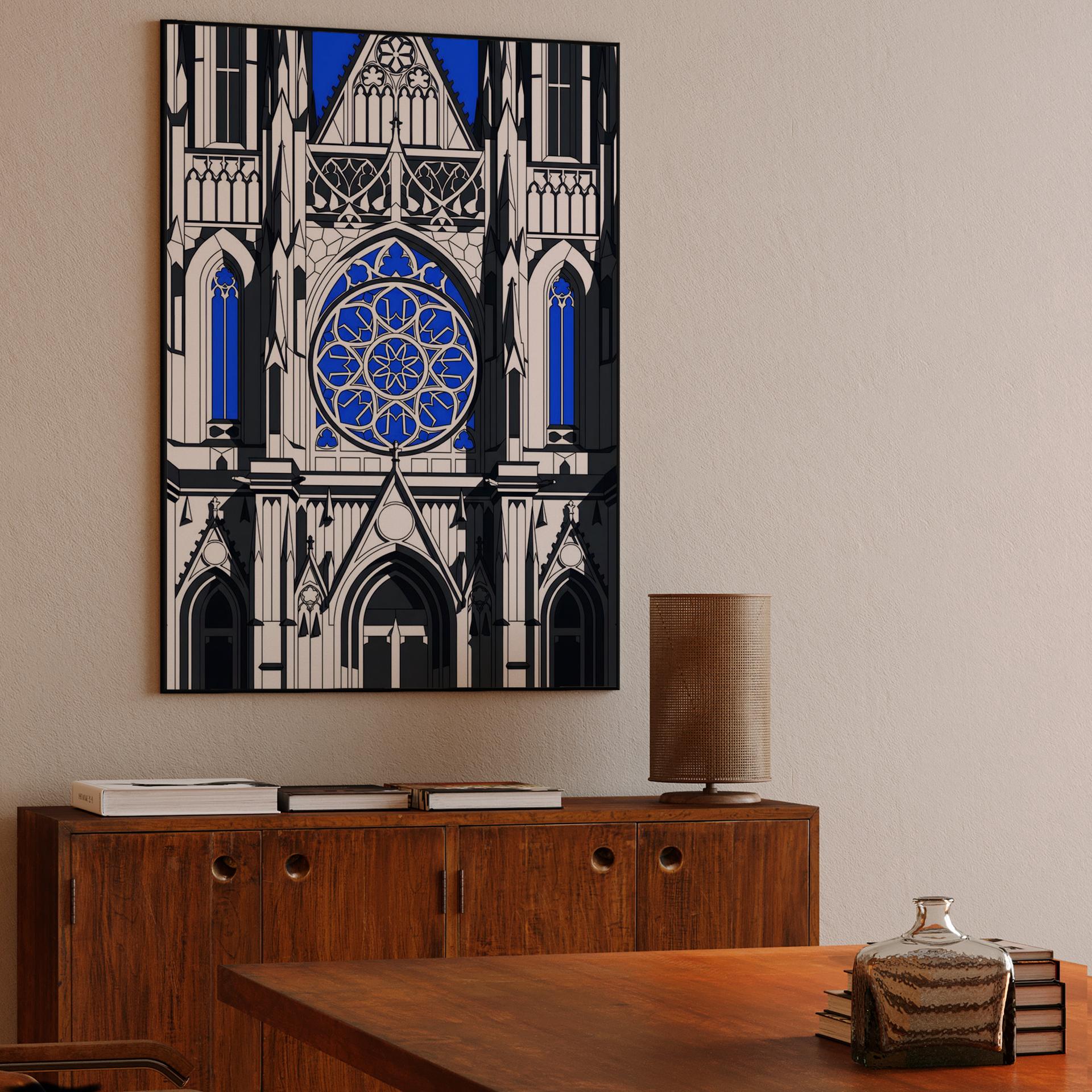 St. Vitus Cathedral Blue Rose Window