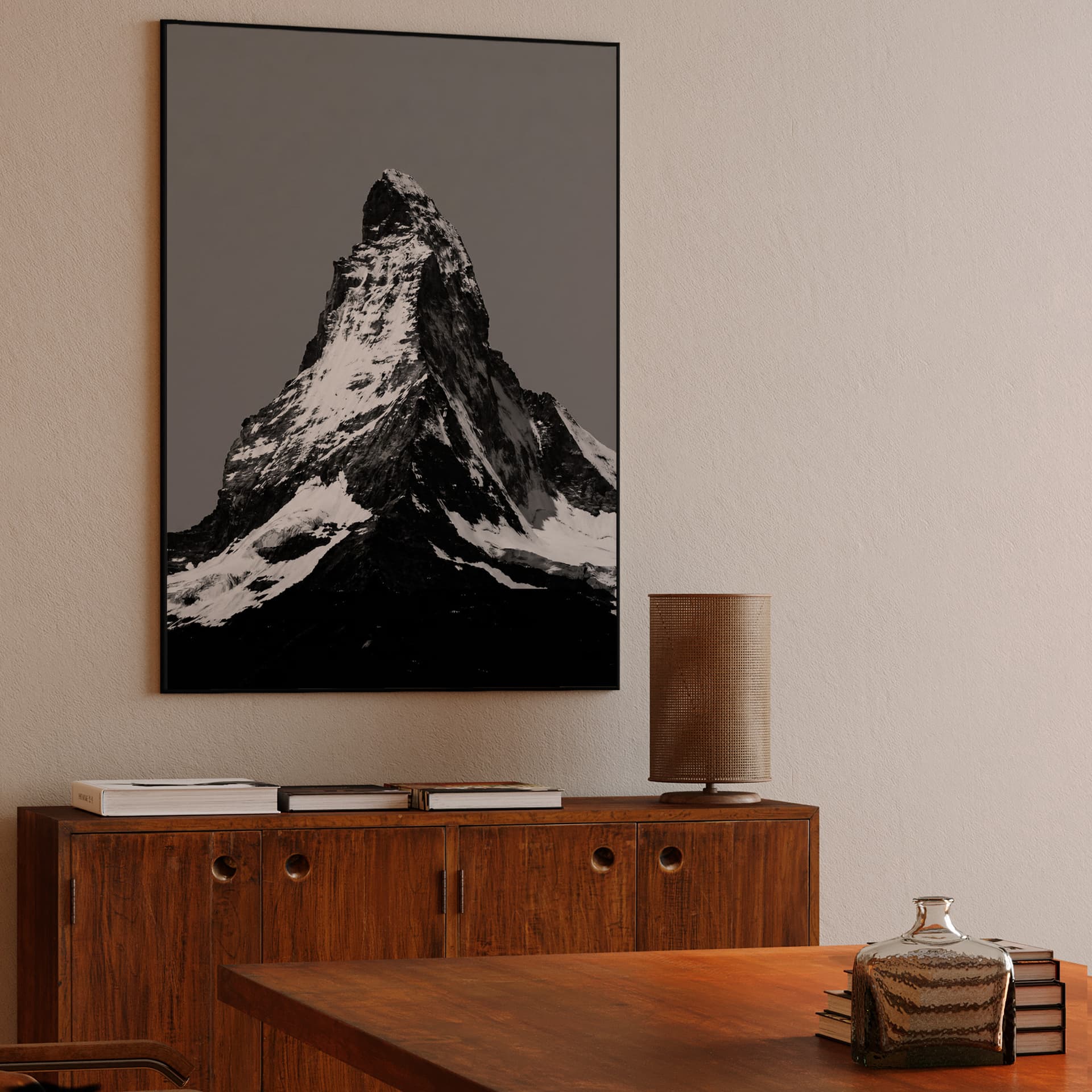 Monochrome Matterhorn Majesty