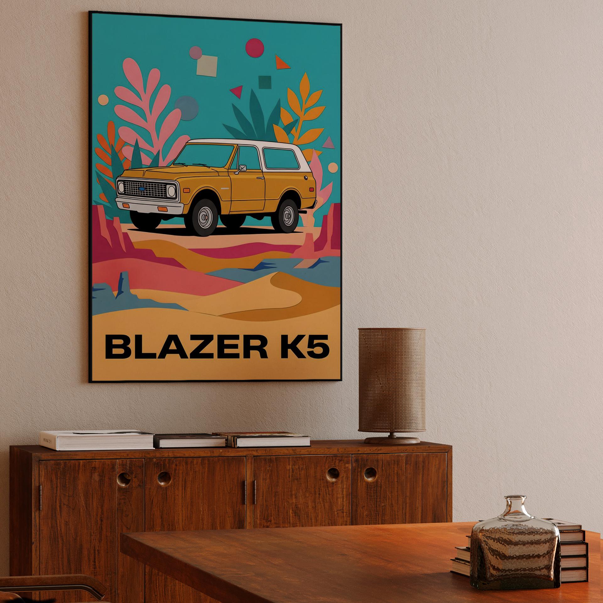 Blazer K5: Whimsical Desert Collage