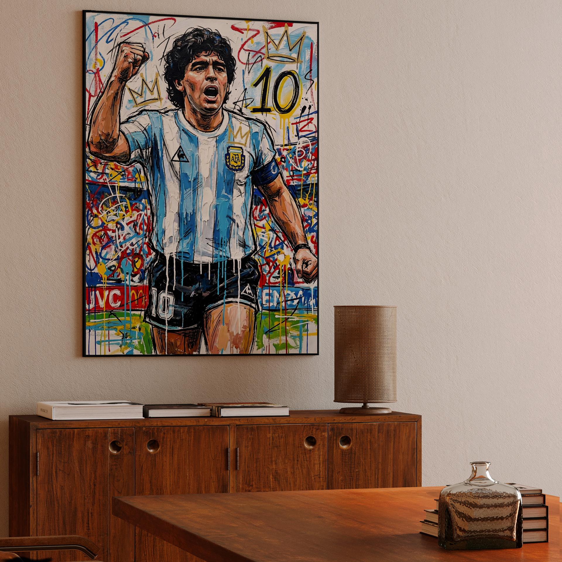 Maradona: Neo-Expressionist King of Football