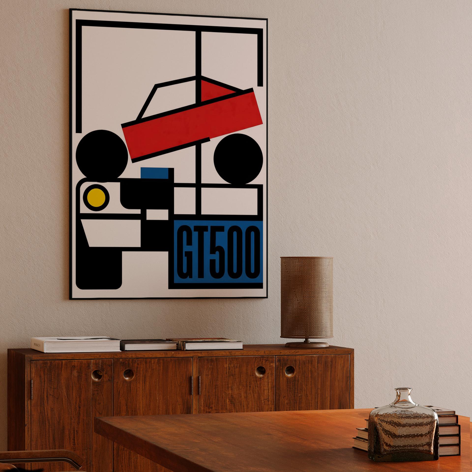 Shelby GT500: Bauhaus Modernist Abstract