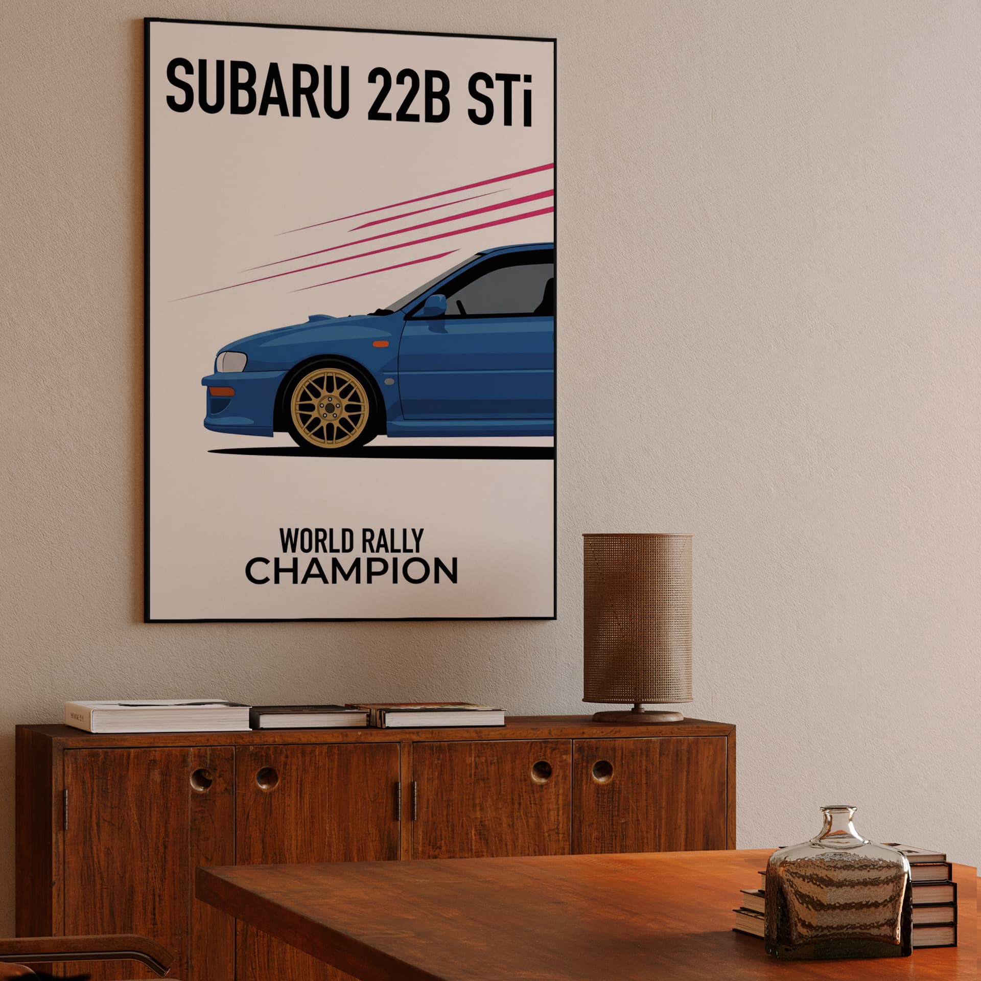Subaru 22B STi World Rally Champion Poster