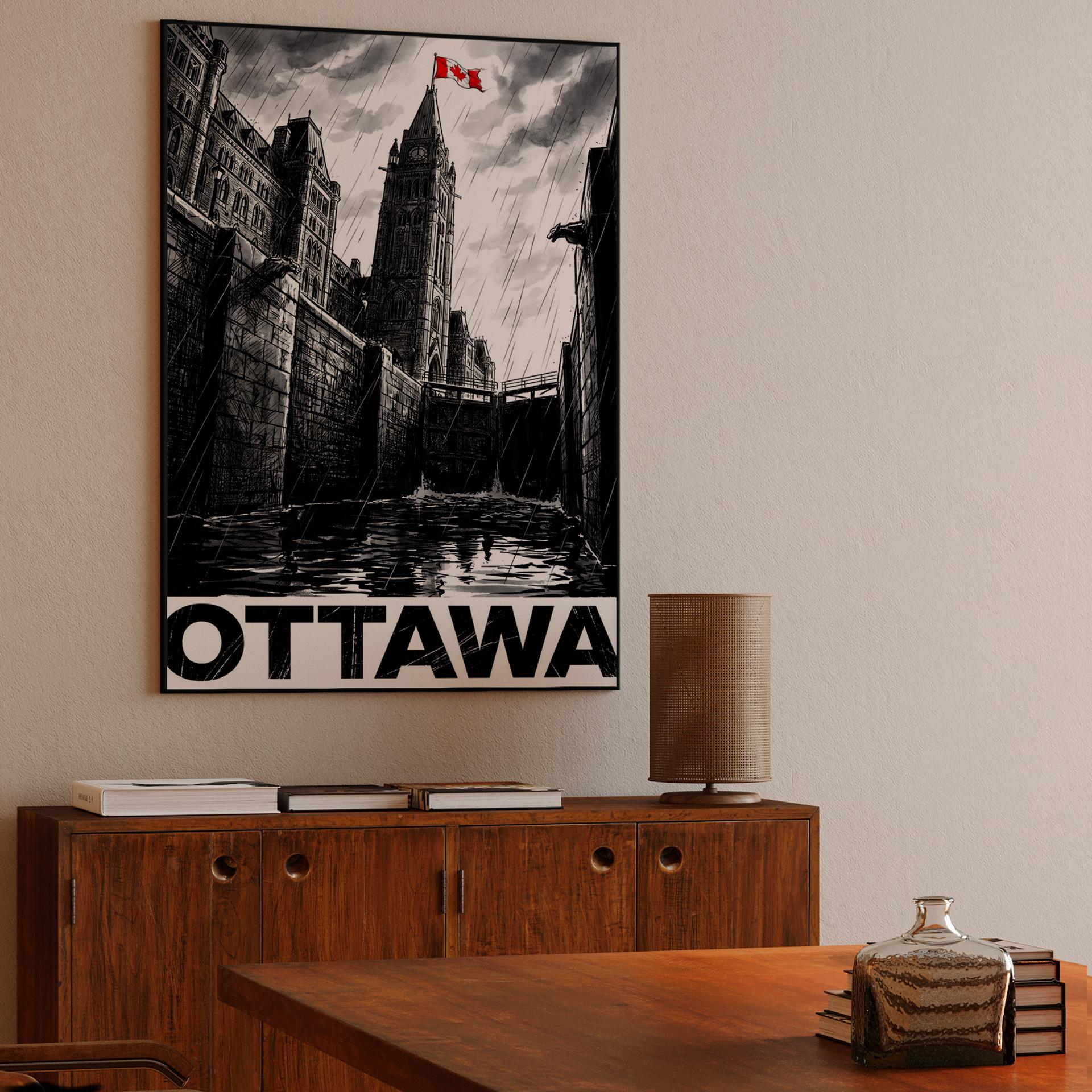 Ottawa Noir: Rain Over the Locks