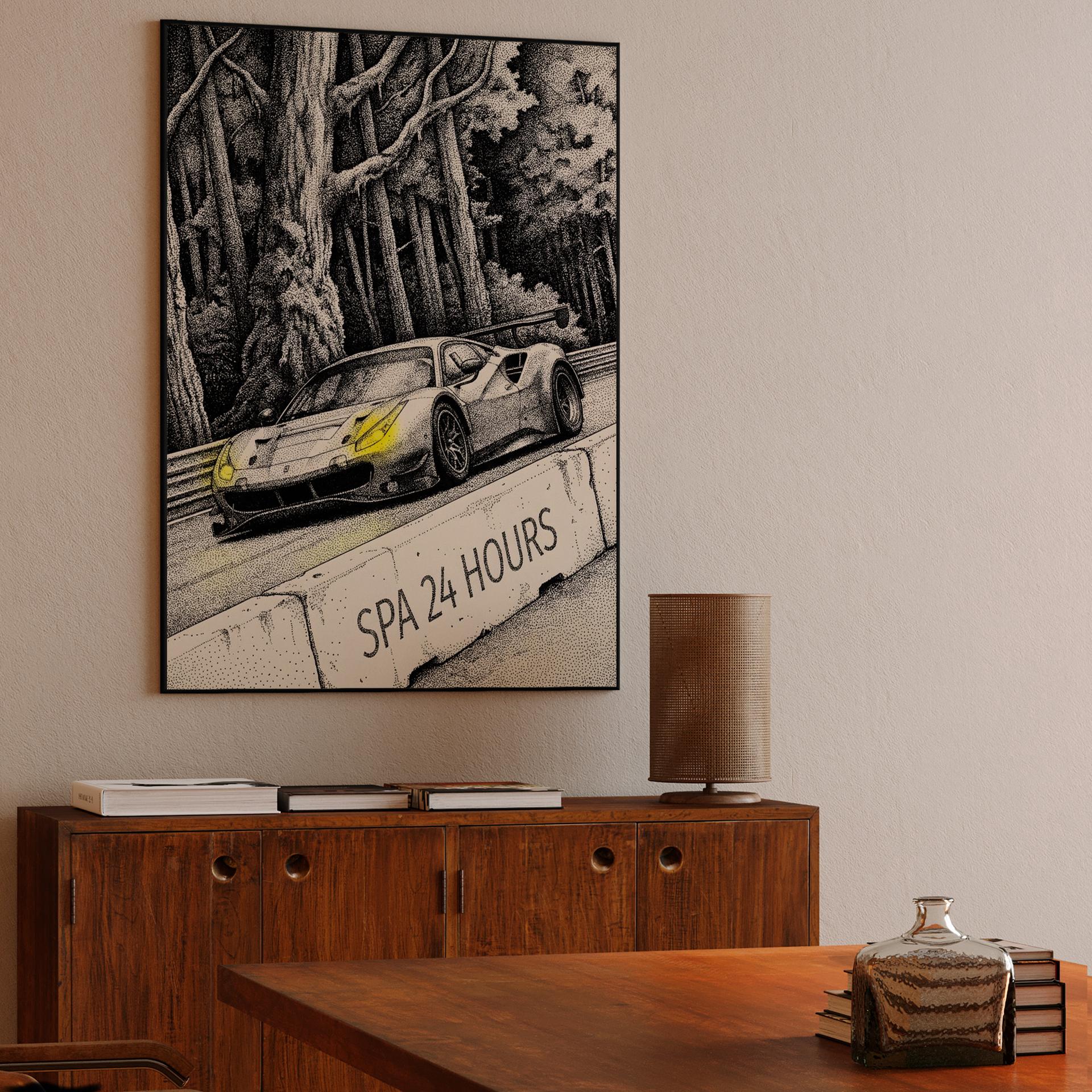 Ardennes Ink: Ferrari 488 GT3 at the Spa 24 Hours