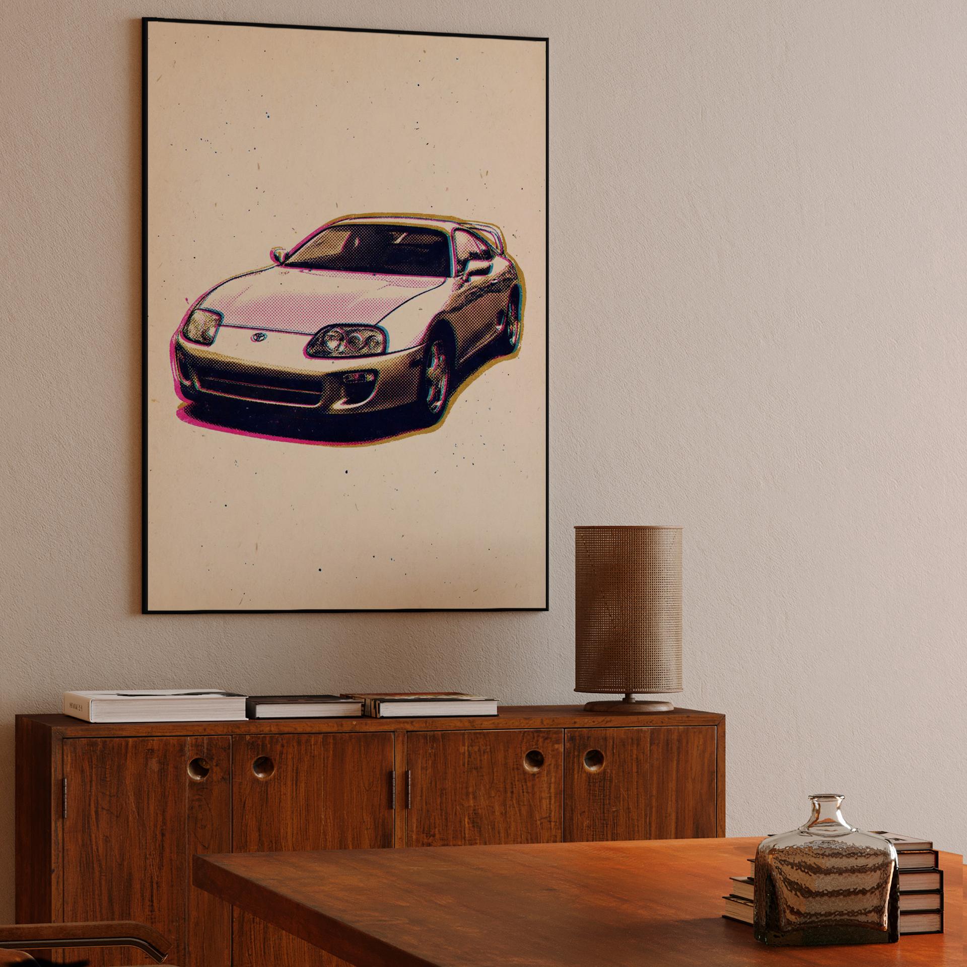 Supra A80 Retro Glitch