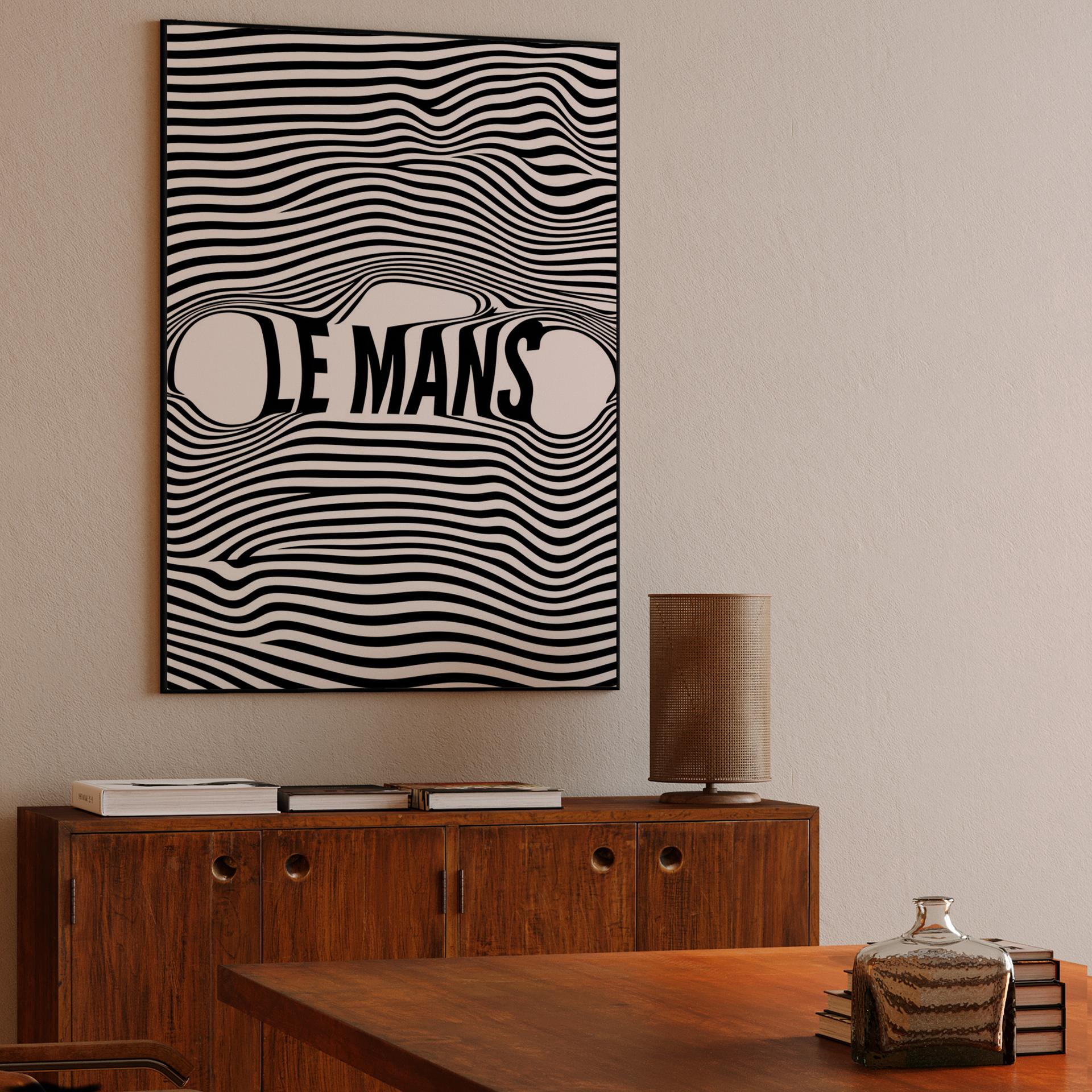 Le Mans Optical Motion Silhouette