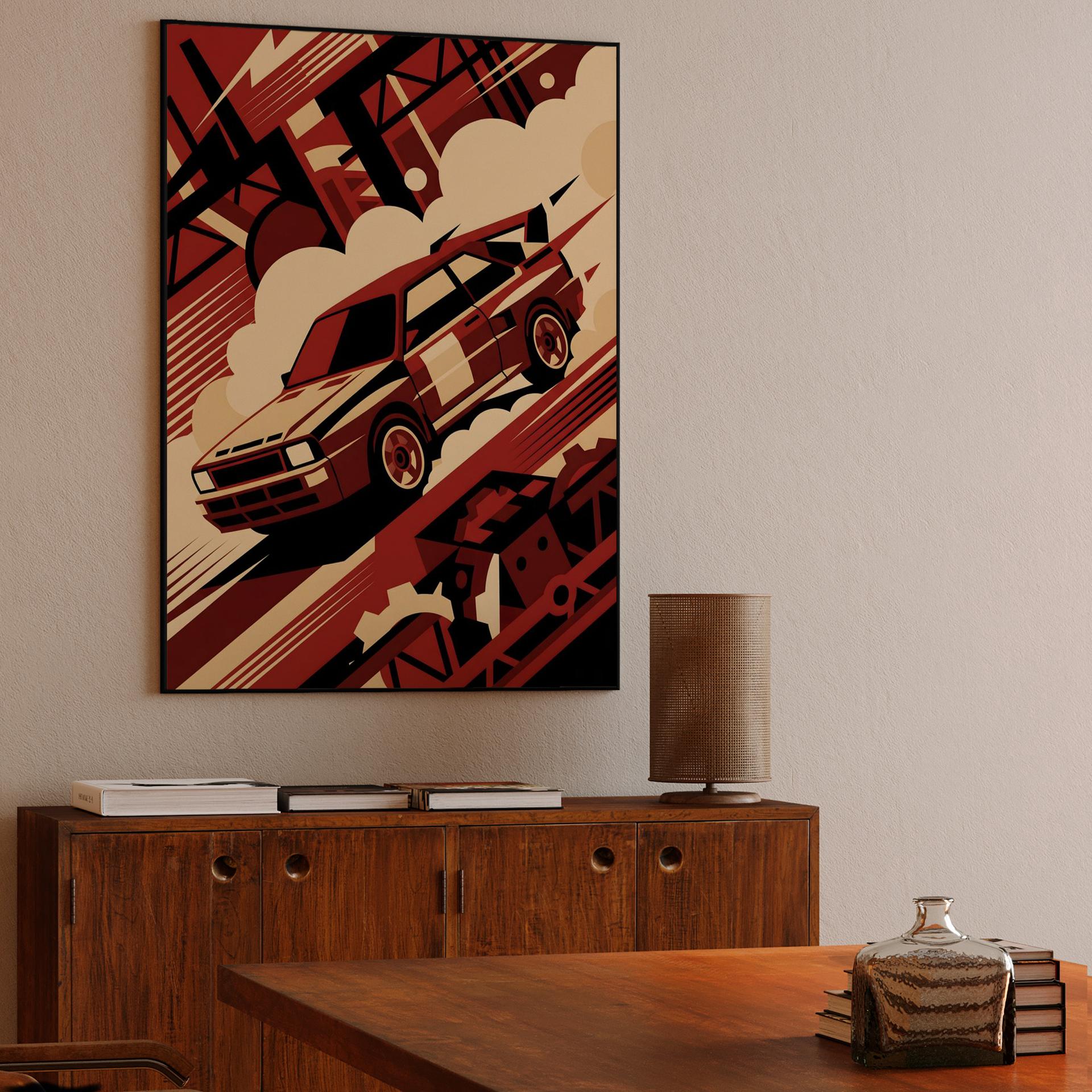 Audi Quattro S1: Constructivist Rally Surge