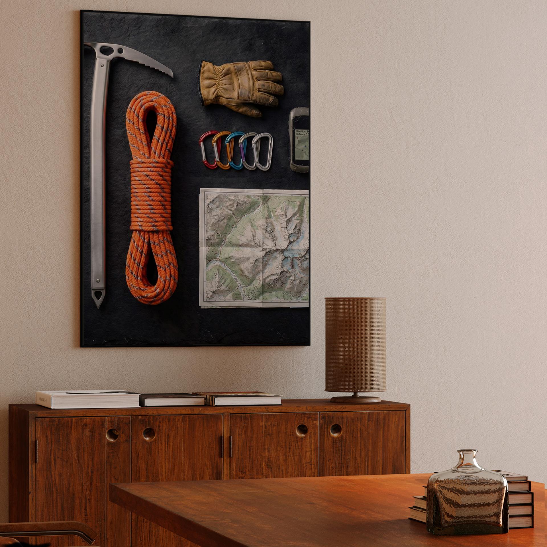 Peak Readiness: Mountaineering Equipment Still Life