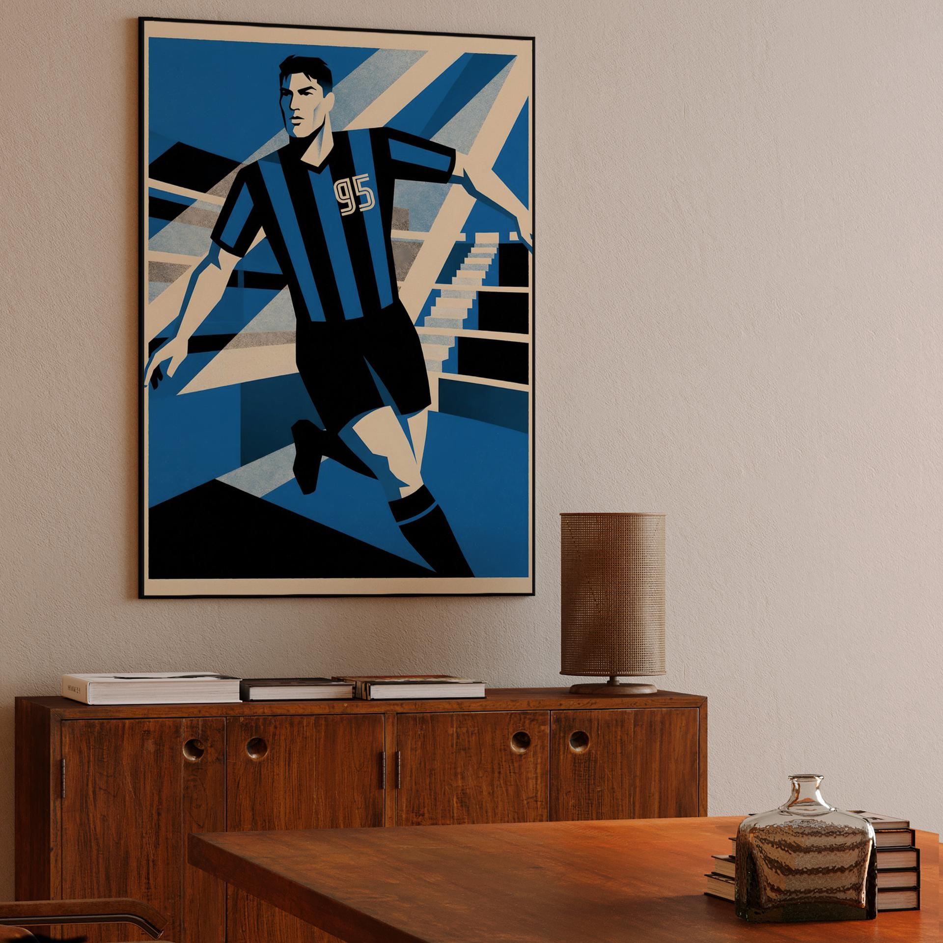 Bastoni Number 95 Halftone Art