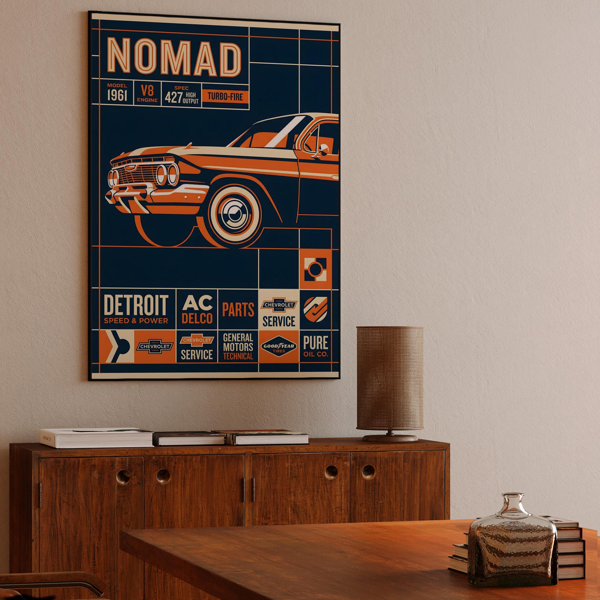 1961 Nomad Technical Spec Poster