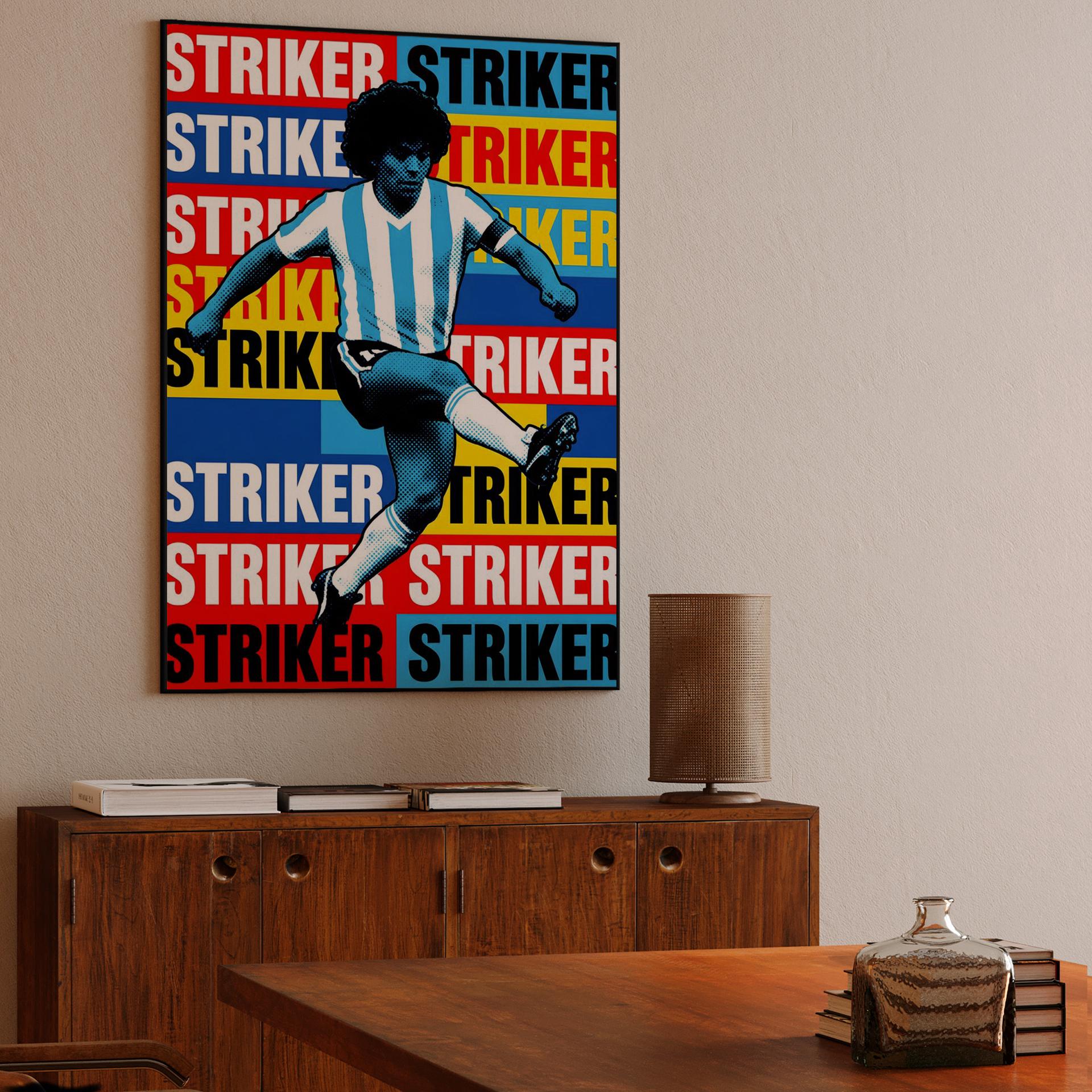 Maradona: Striker Pop Art