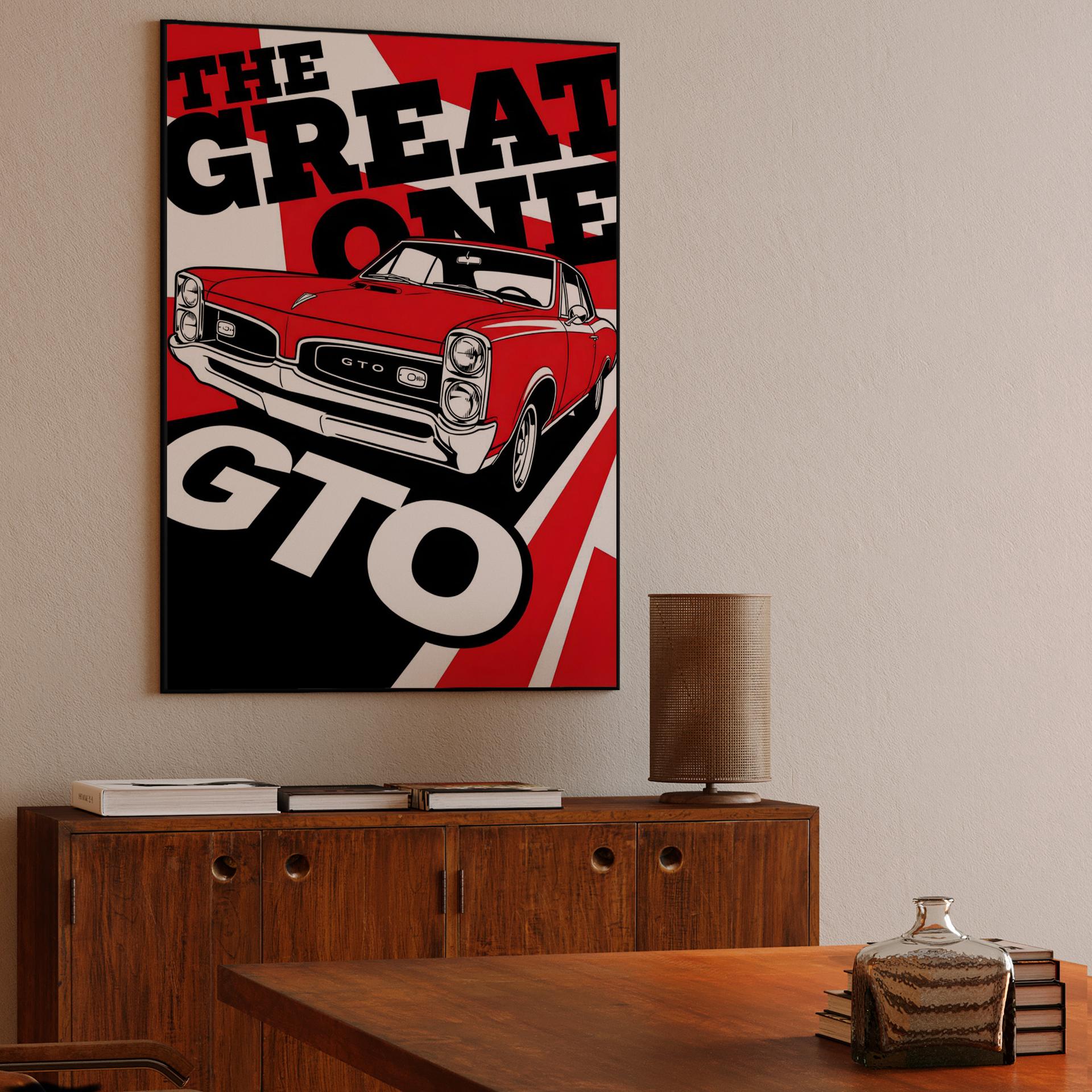 Pontiac GTO: The Great One Graphic Illustration