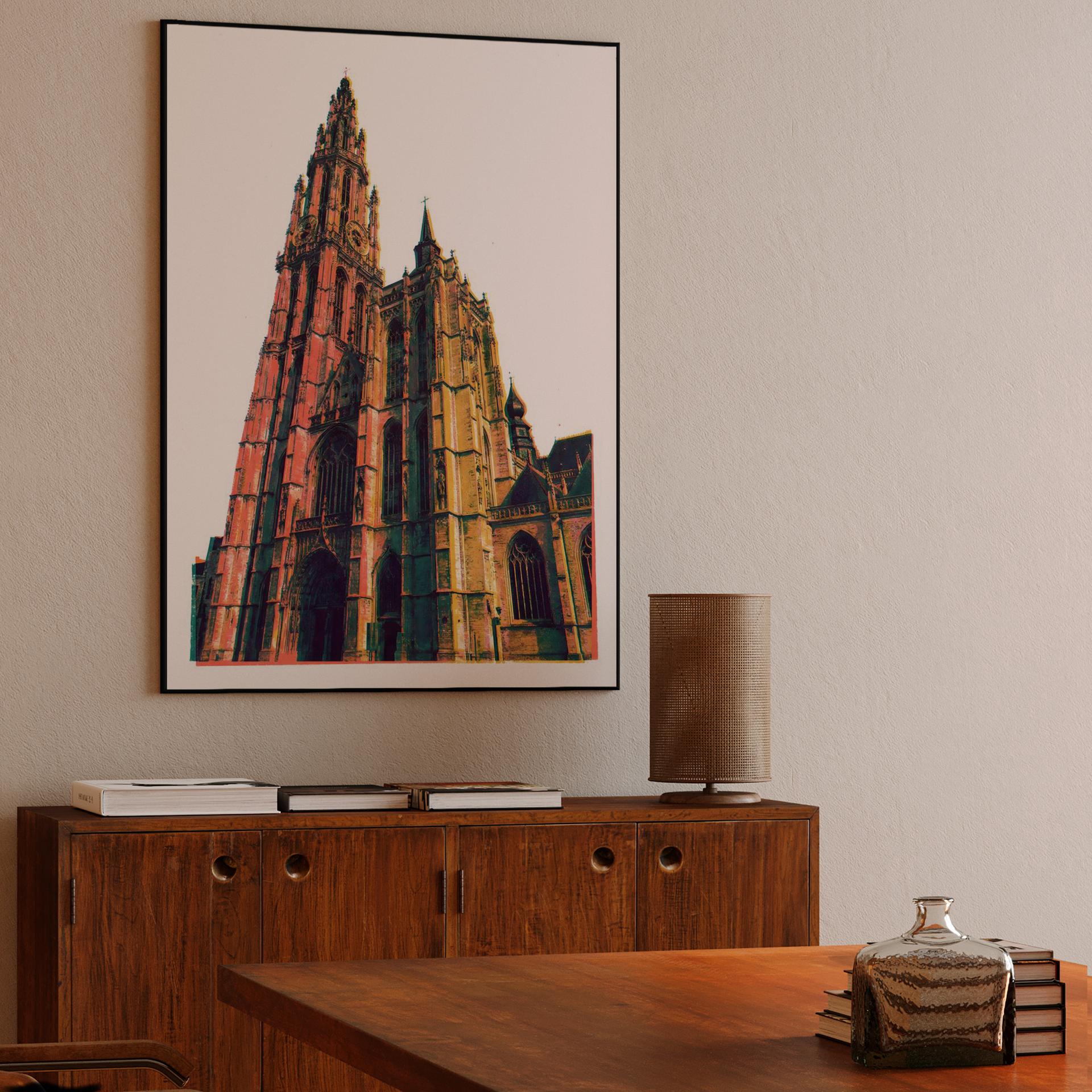 Antwerp Cathedral Pop Art Spire